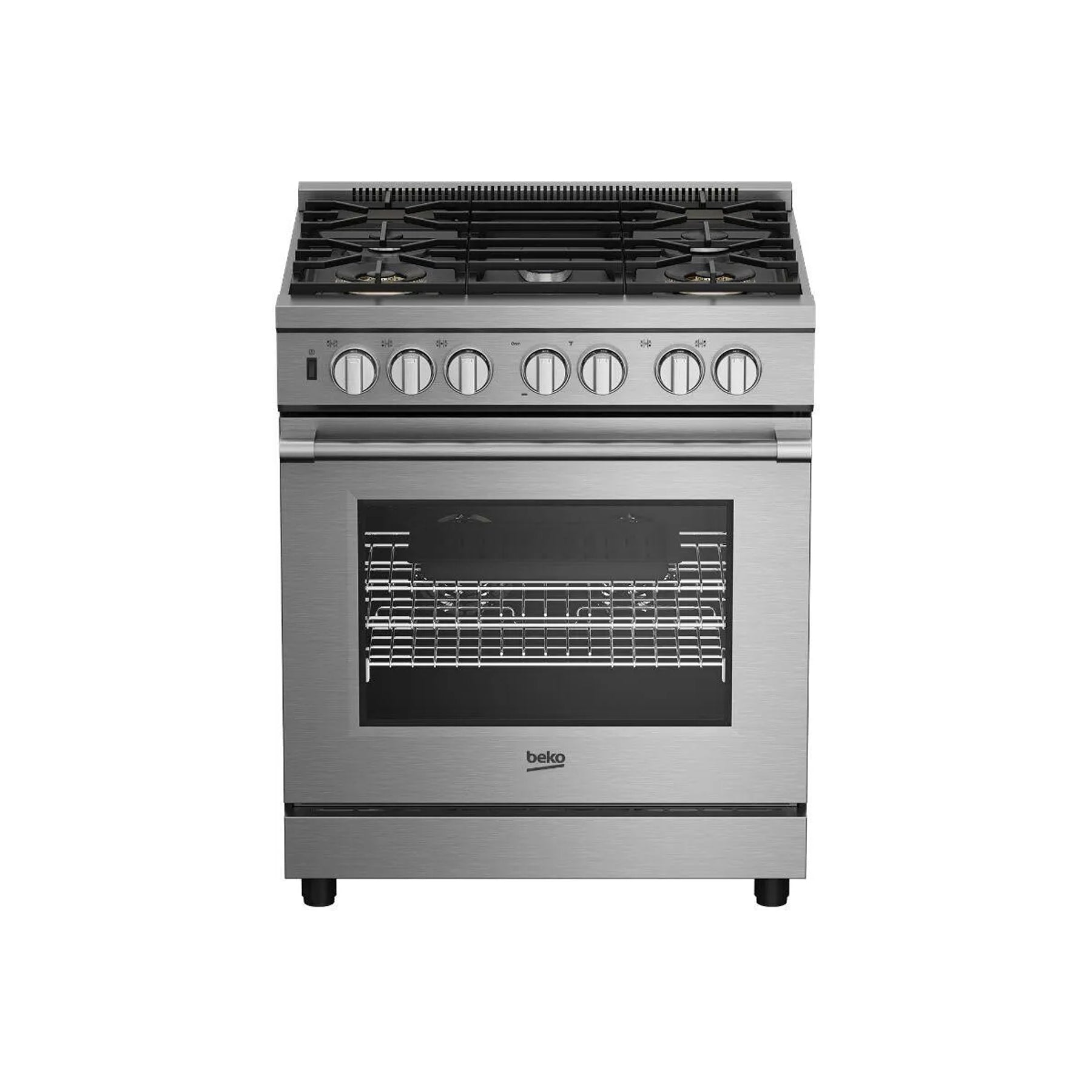 Beko PRGR34552SS 30" Stainless Steel Pro-Style Gas Range
