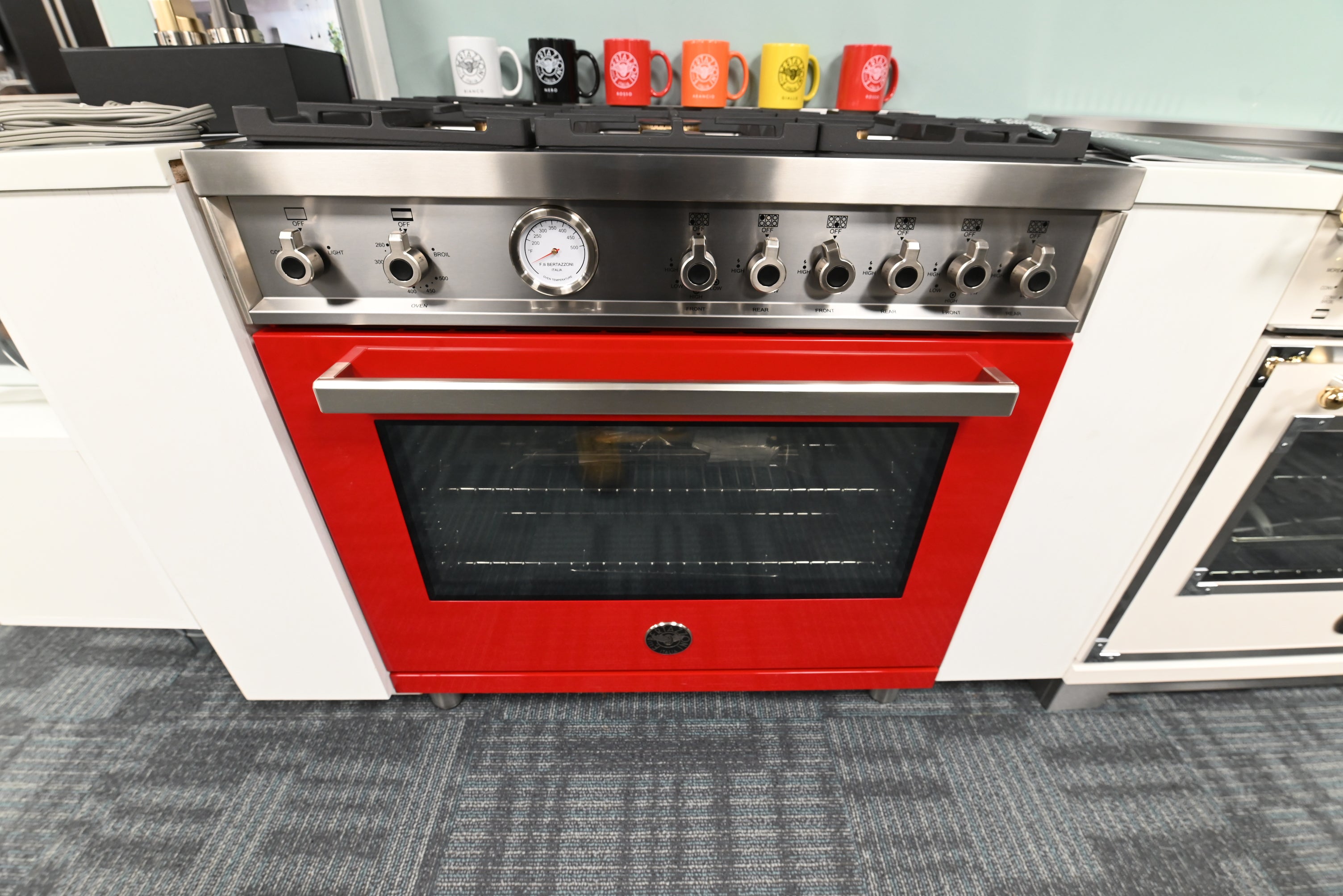 Bertazzoni PROF366GASROT 36" Red Gas Range