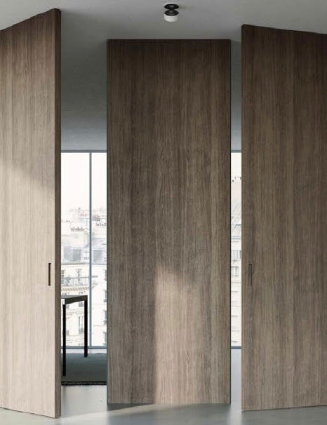 Boffi PRST + Antibes Ecowood Xilo Planked Sand VIP Bedroom Closet & Desk System
