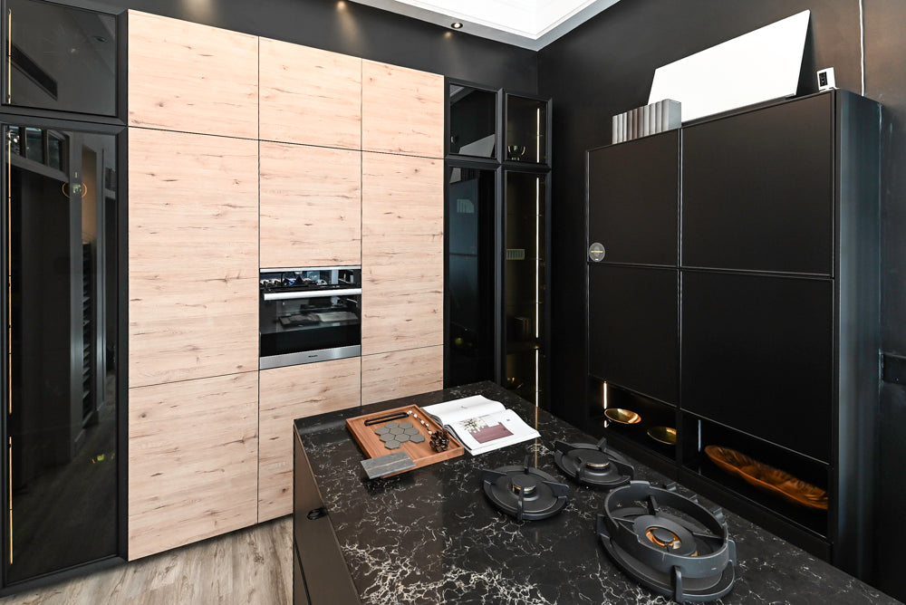 Nolte KŸchen Modern Black Luxury Kitchen – Aurora Circ