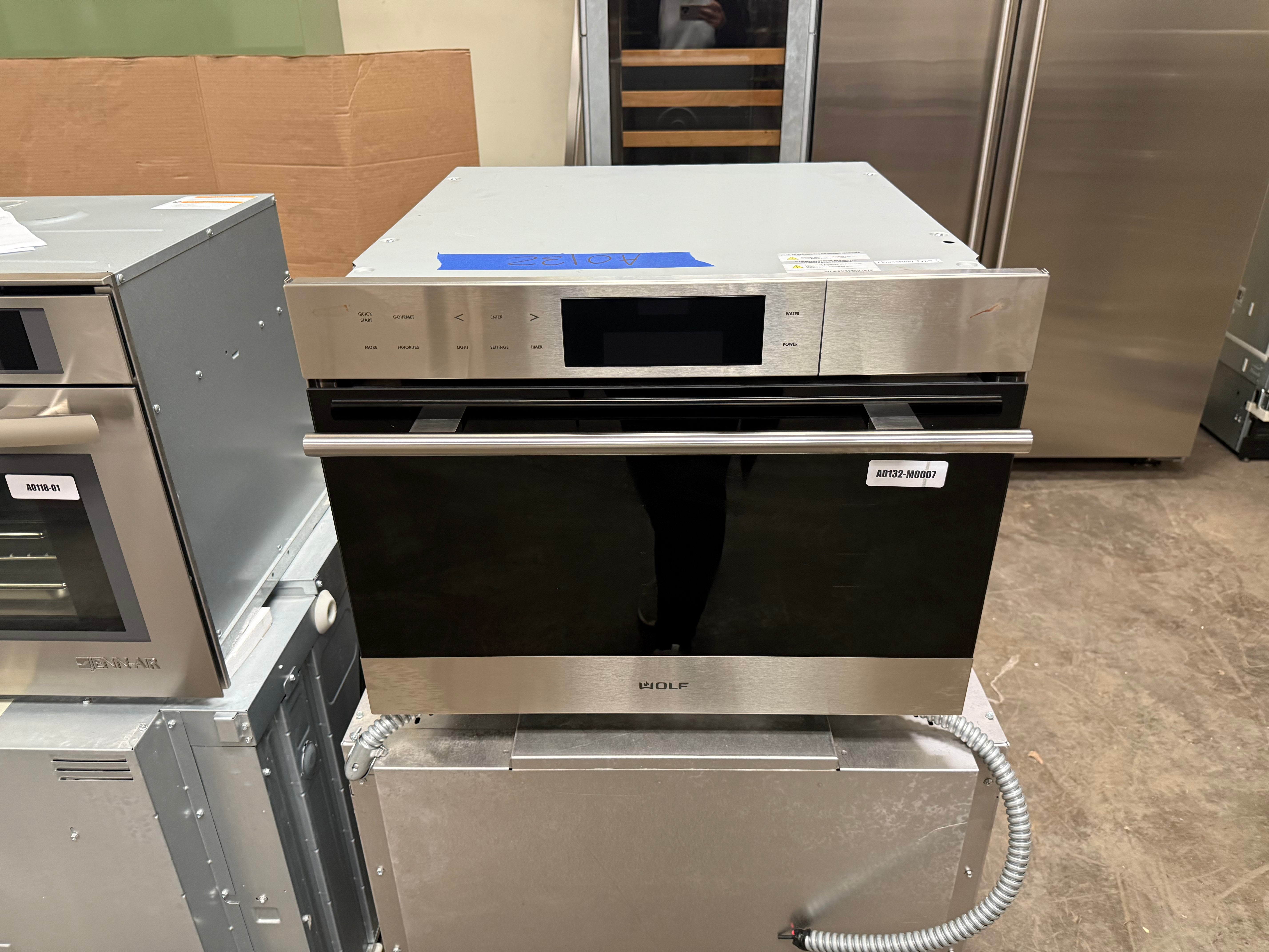 Wolf CS024TE/S/TH 24" Stainless Steel Electric Steam Oven, Showroom Display