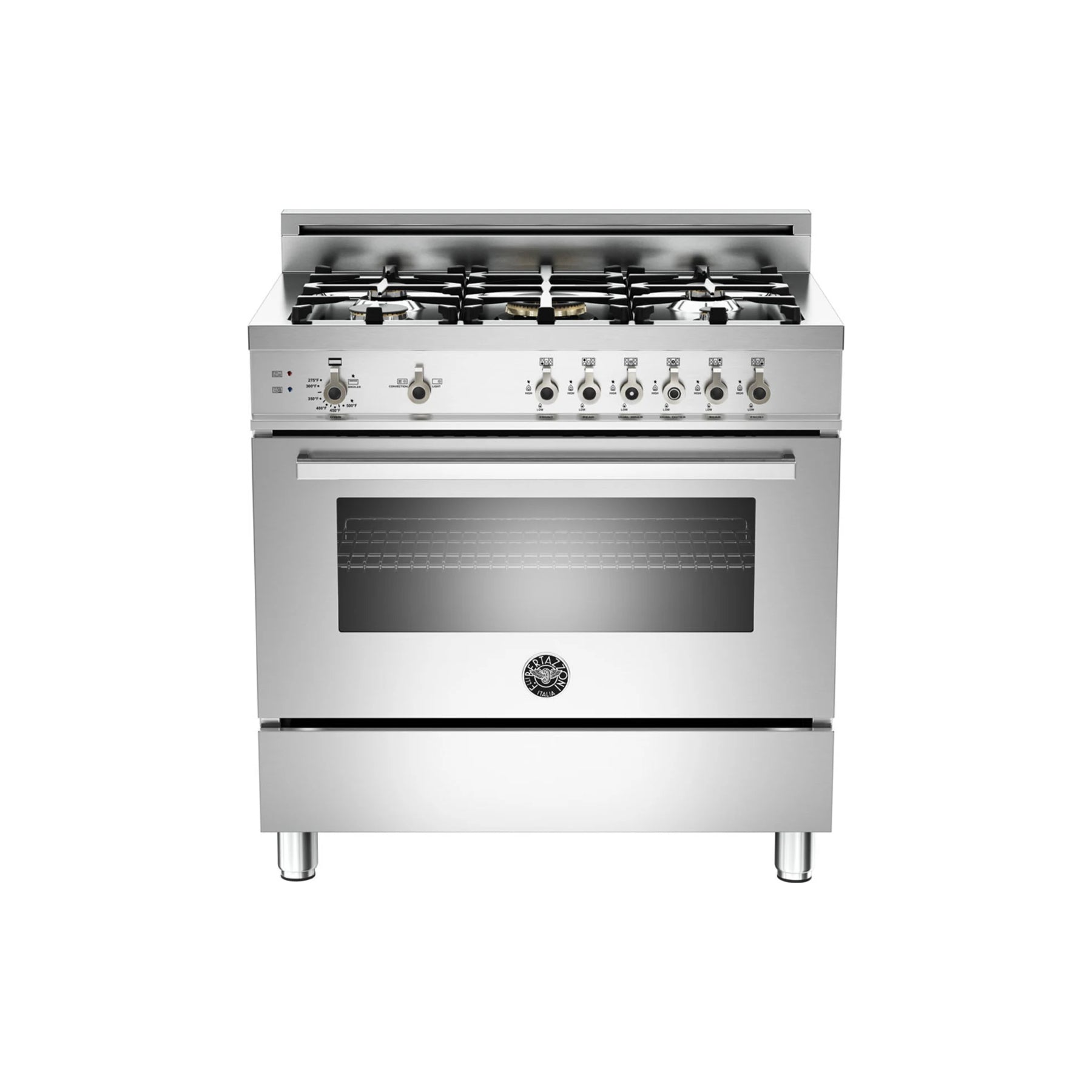 Bertazzoni PRO365GASX 36" Stainless Steel Gas Range