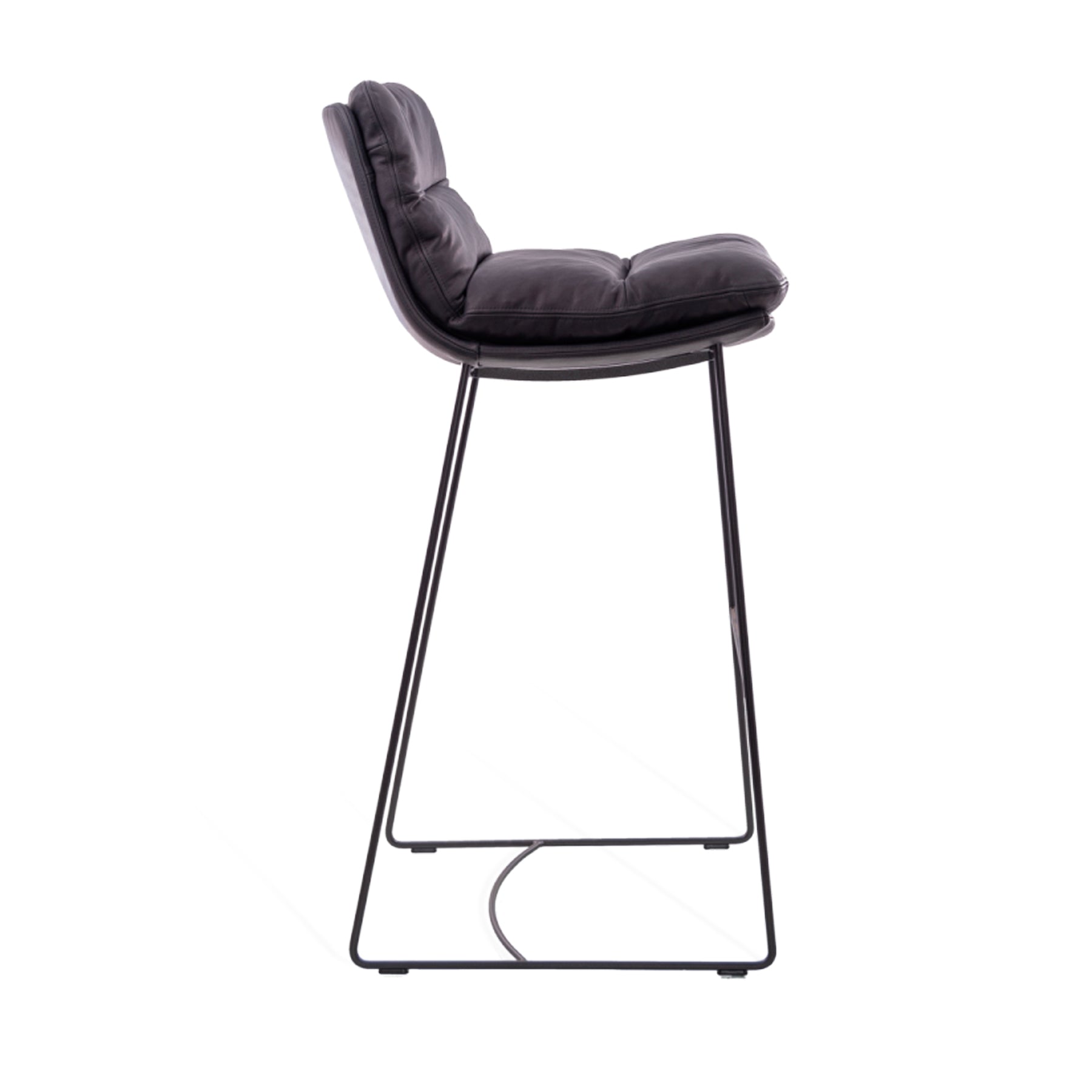 KFF Arva Custom-Made Rawhide Leather Bar Stools, Set of 4