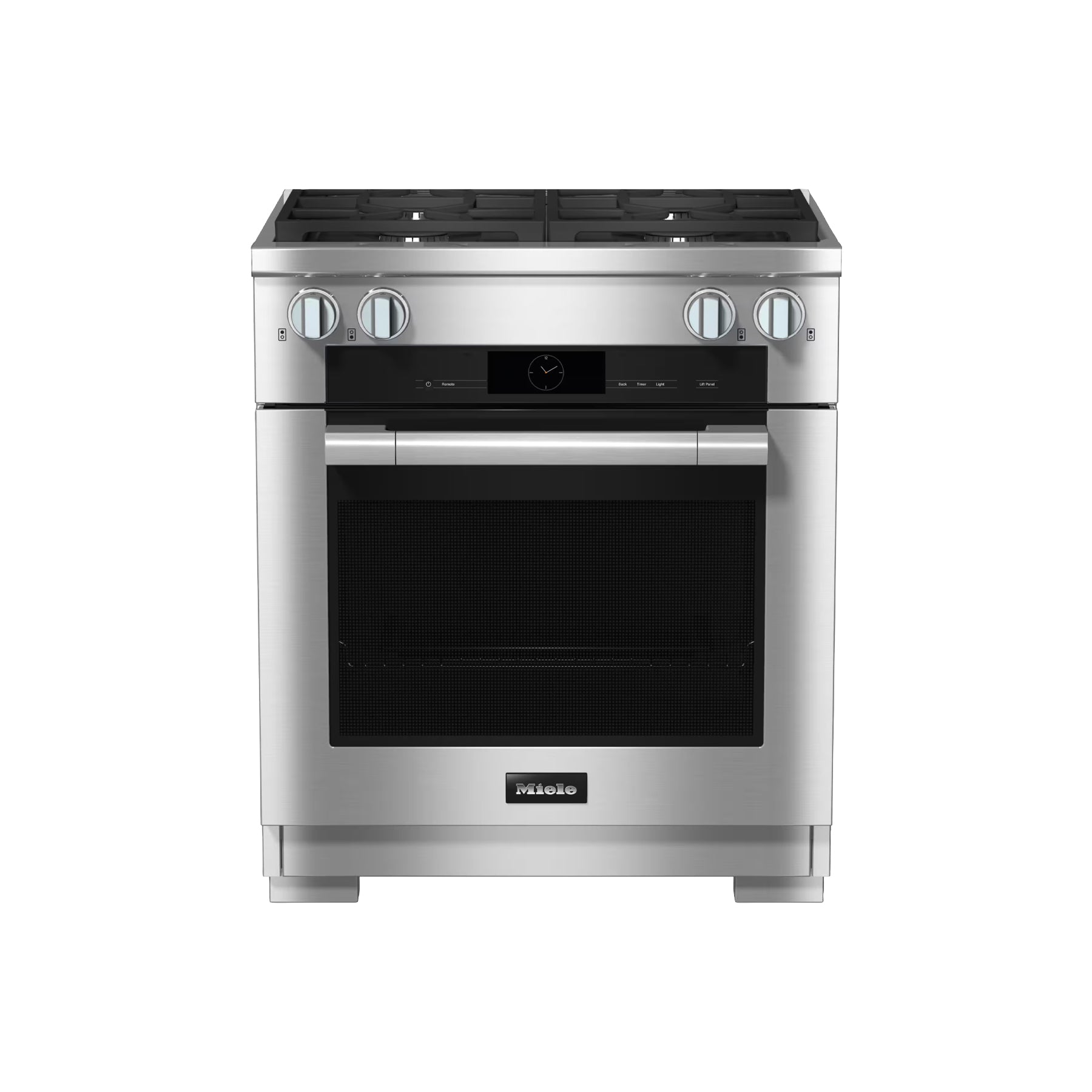 Miele Certified HR1924-2 30" Stainless Steel Dual Fuel Gas Range