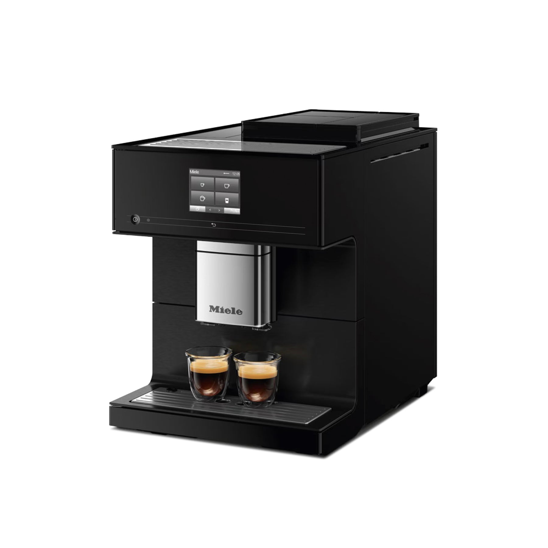 Miele Certified CM 7750 CoffeeSelect Obsidian Black Countertop Coffee Machine