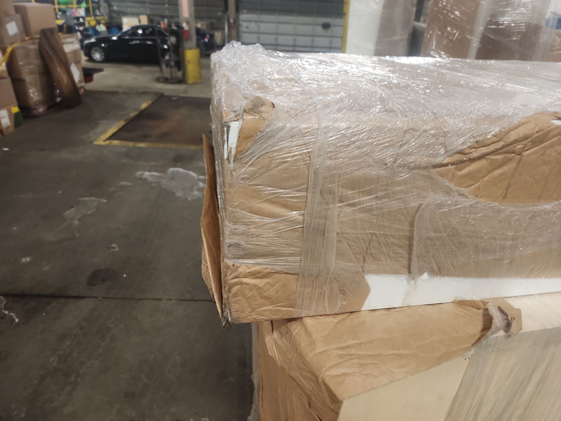 White Modern Vanity Set with Double Sinks and Matching Wardrobe Closet System