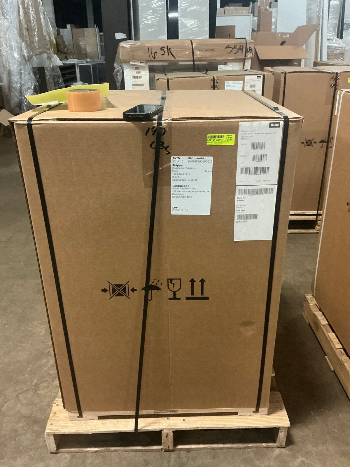 Miele G 5266 SCVi SF fully integrated standard-size dishwasher in stainless stee