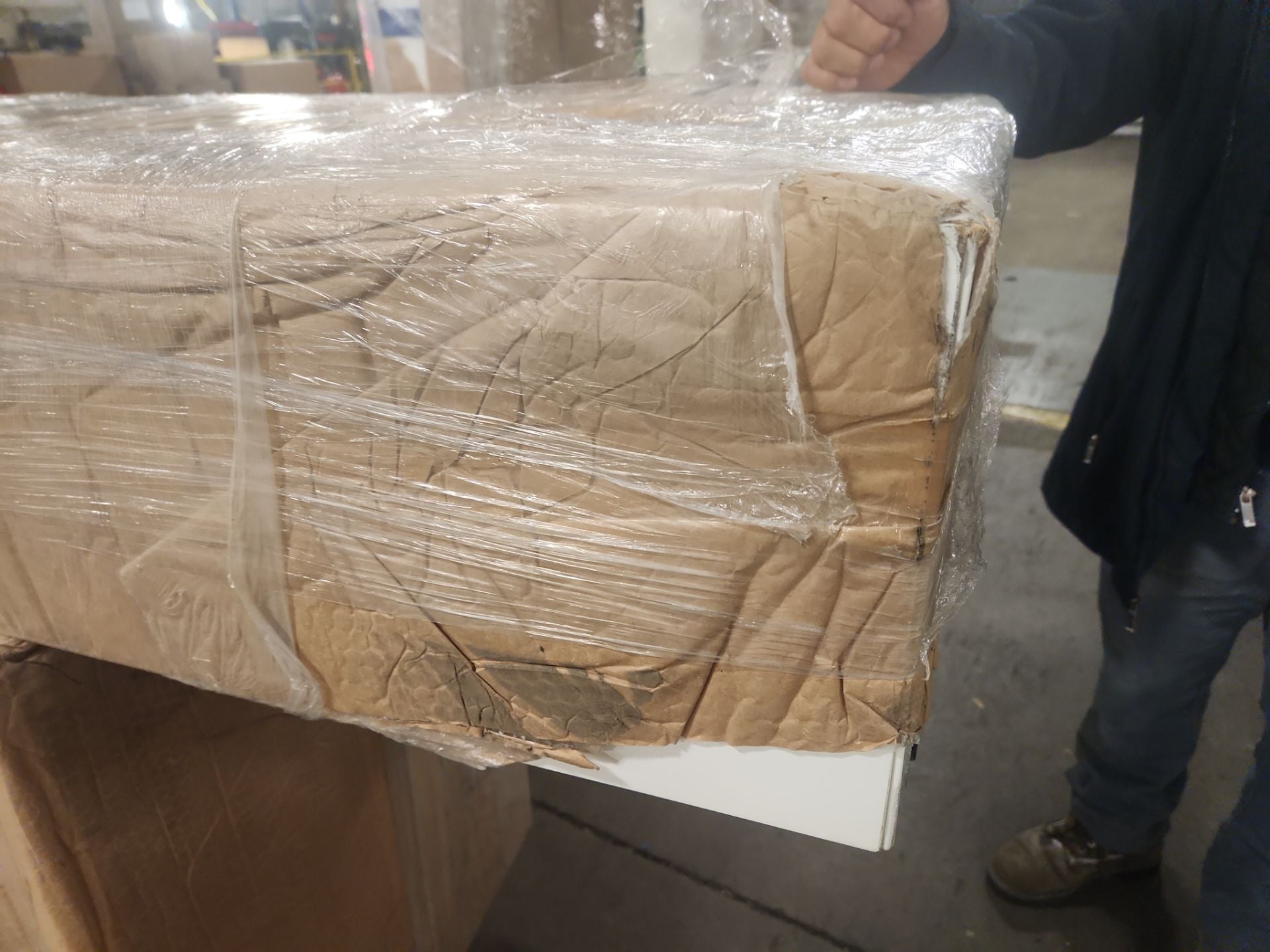 White Modern Vanity Set with Double Sinks and Matching Wardrobe Closet System