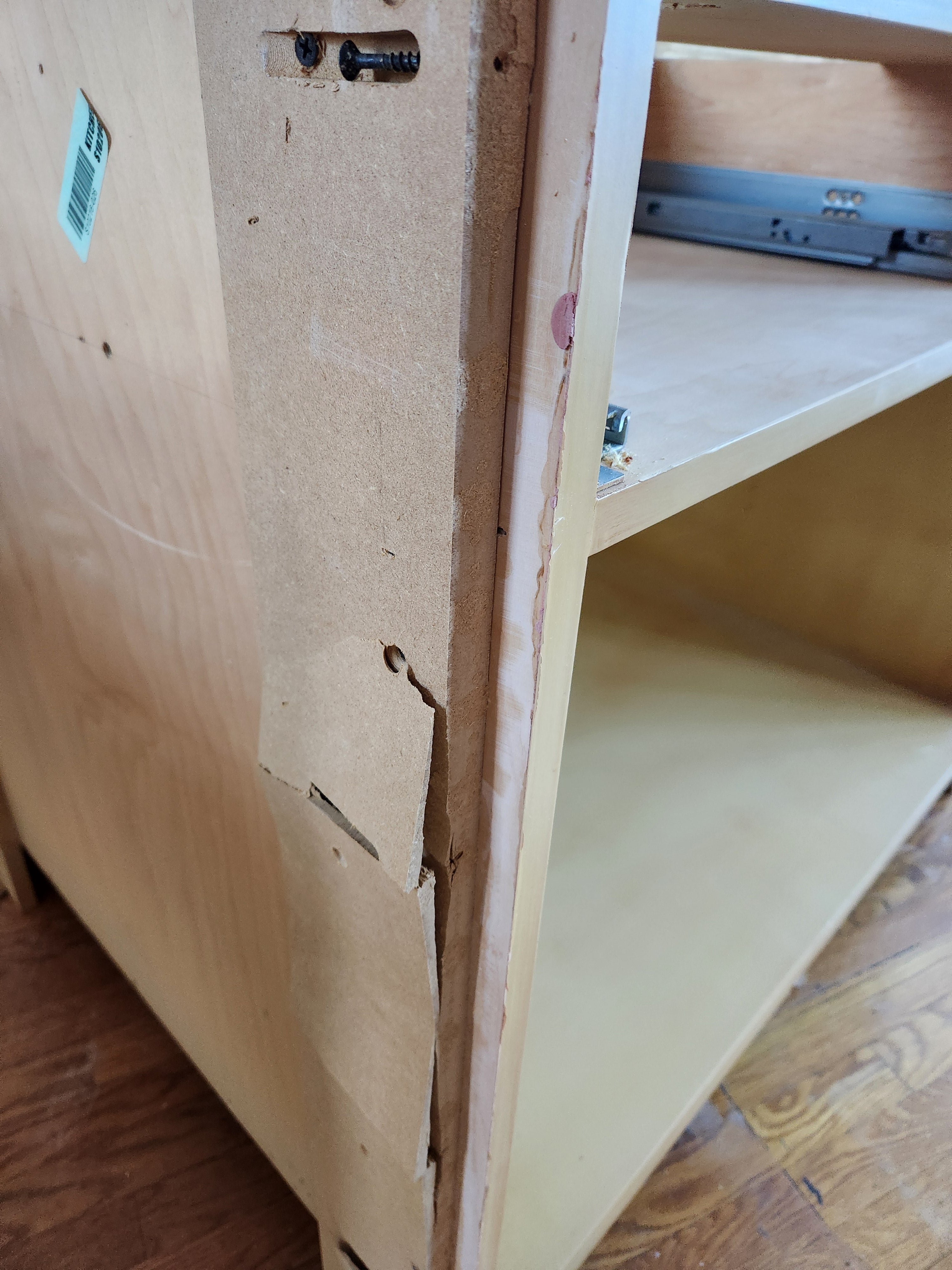 Traditional Light Brown Kitchen with Island, Appliances & Breakfast Area
