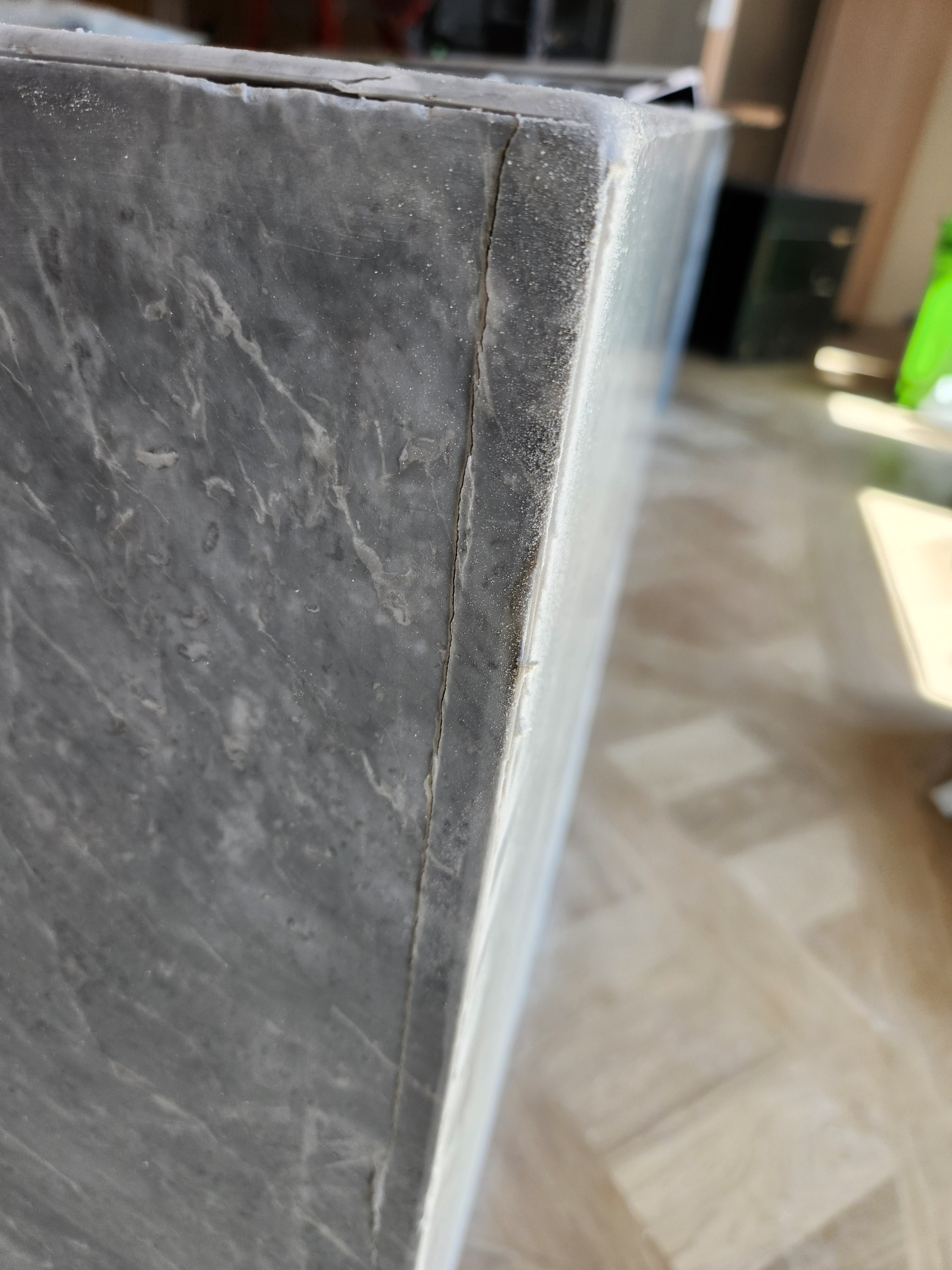 Molteni & C Dada Modern White Oak Kitchen with Marble Countertops & Gaggenau Appliances