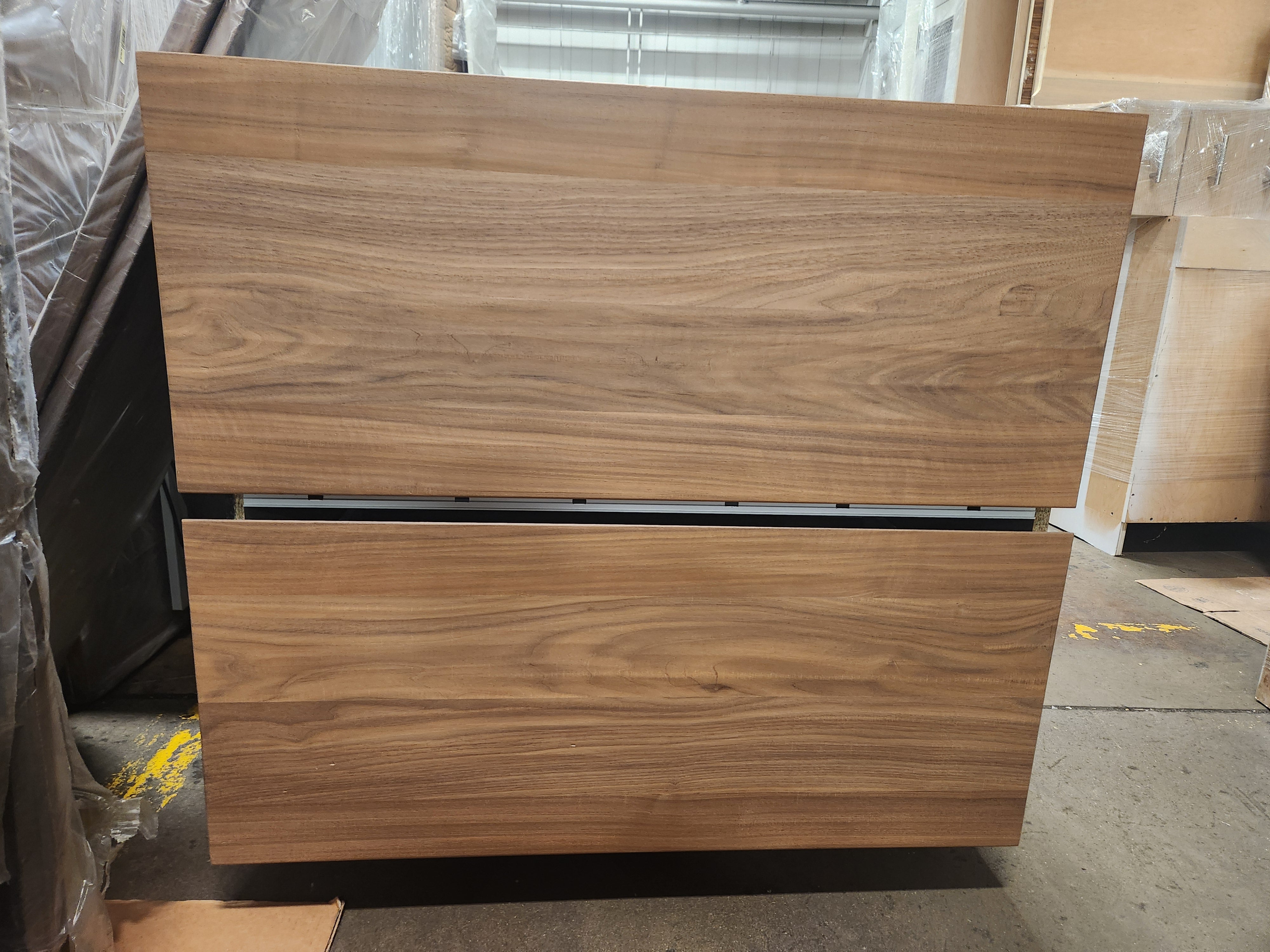 Poliform Phoenix Multi-Tone Modern Kitchen with Artex Island, Stone Countertops and Miele Appliances