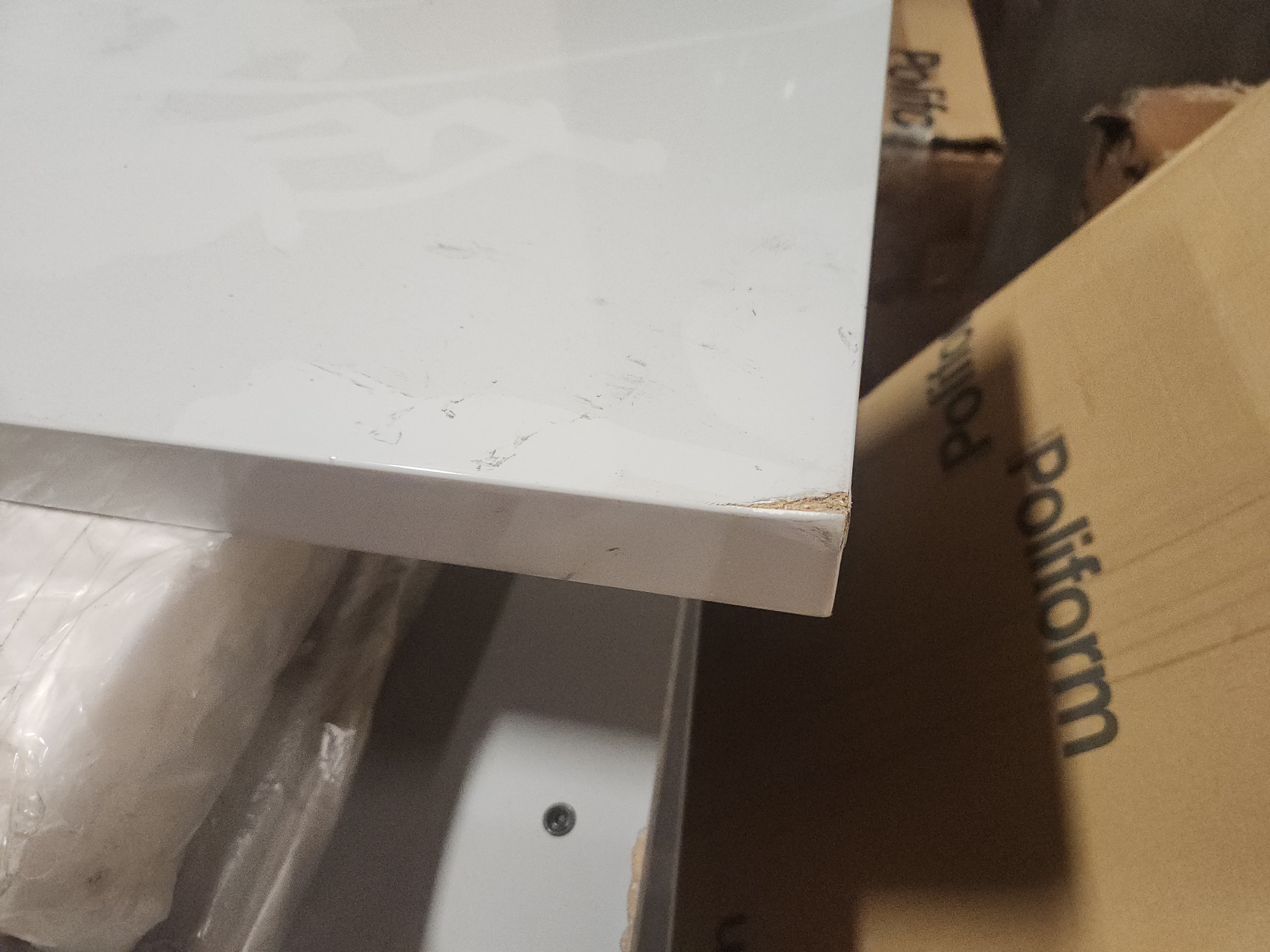 Poliform Phoenix Multi-Tone Modern Kitchen with Artex Island, Stone Countertops and Miele Appliances