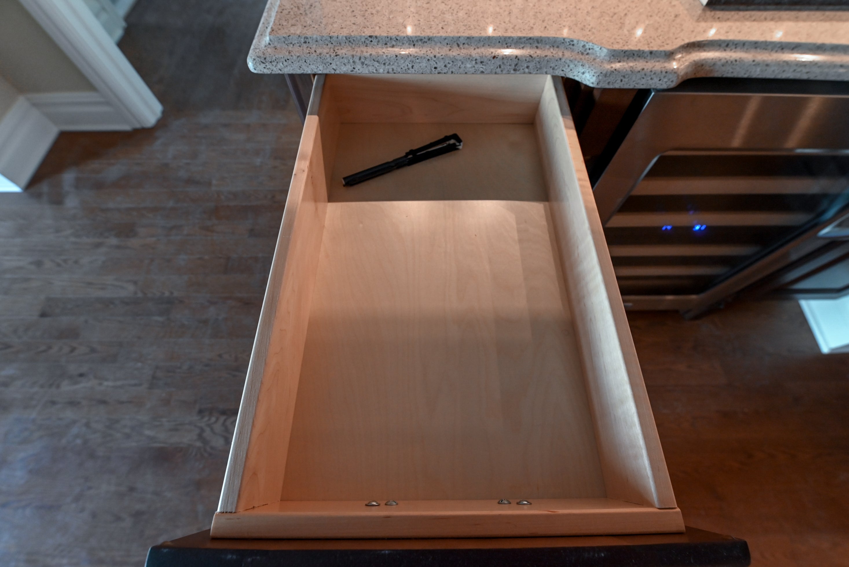 Chocolate European Coffee Traditional Pre-Owned Kitchen W/ Dry Bar