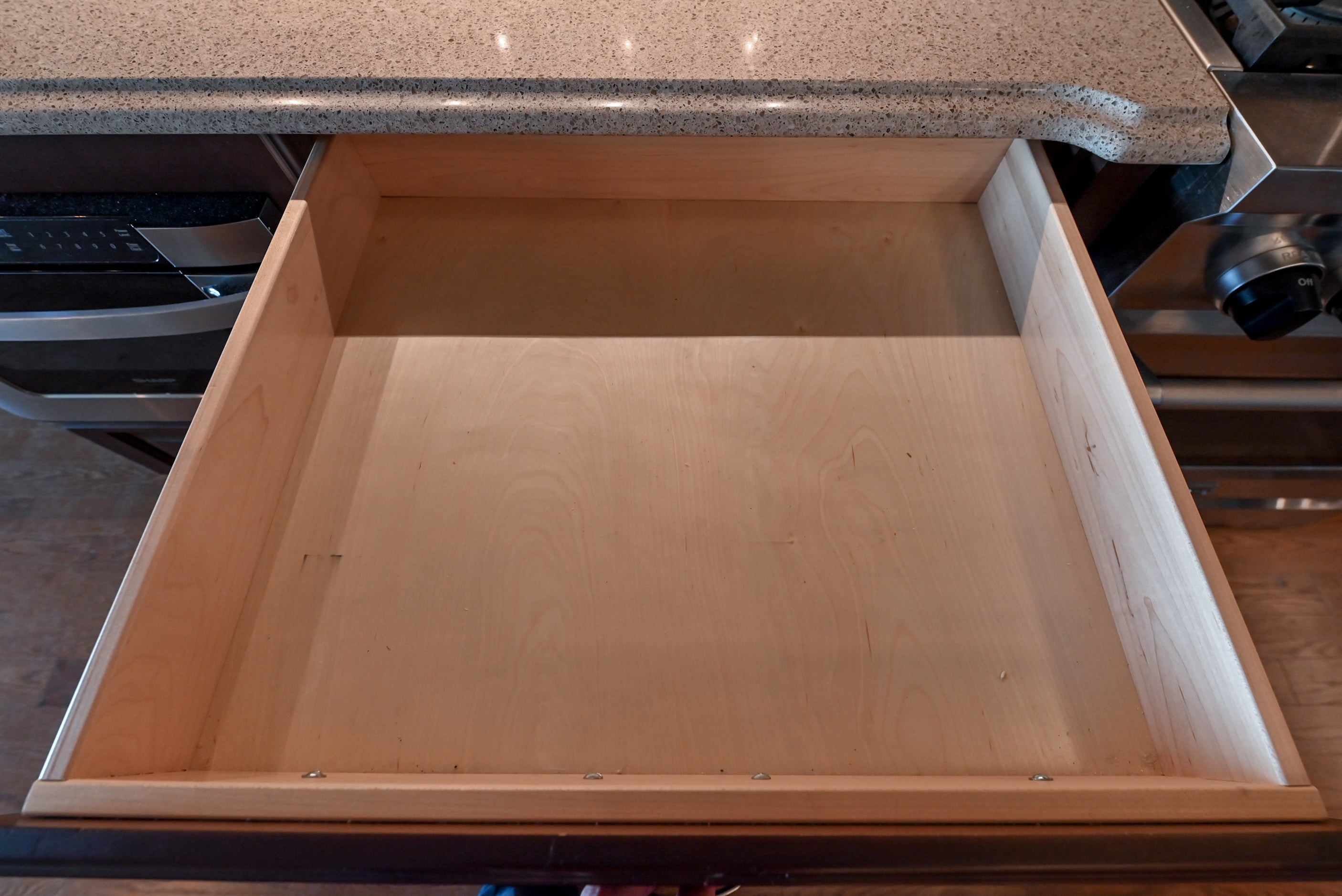 Chocolate European Coffee Traditional Pre-Owned Kitchen W/ Dry Bar