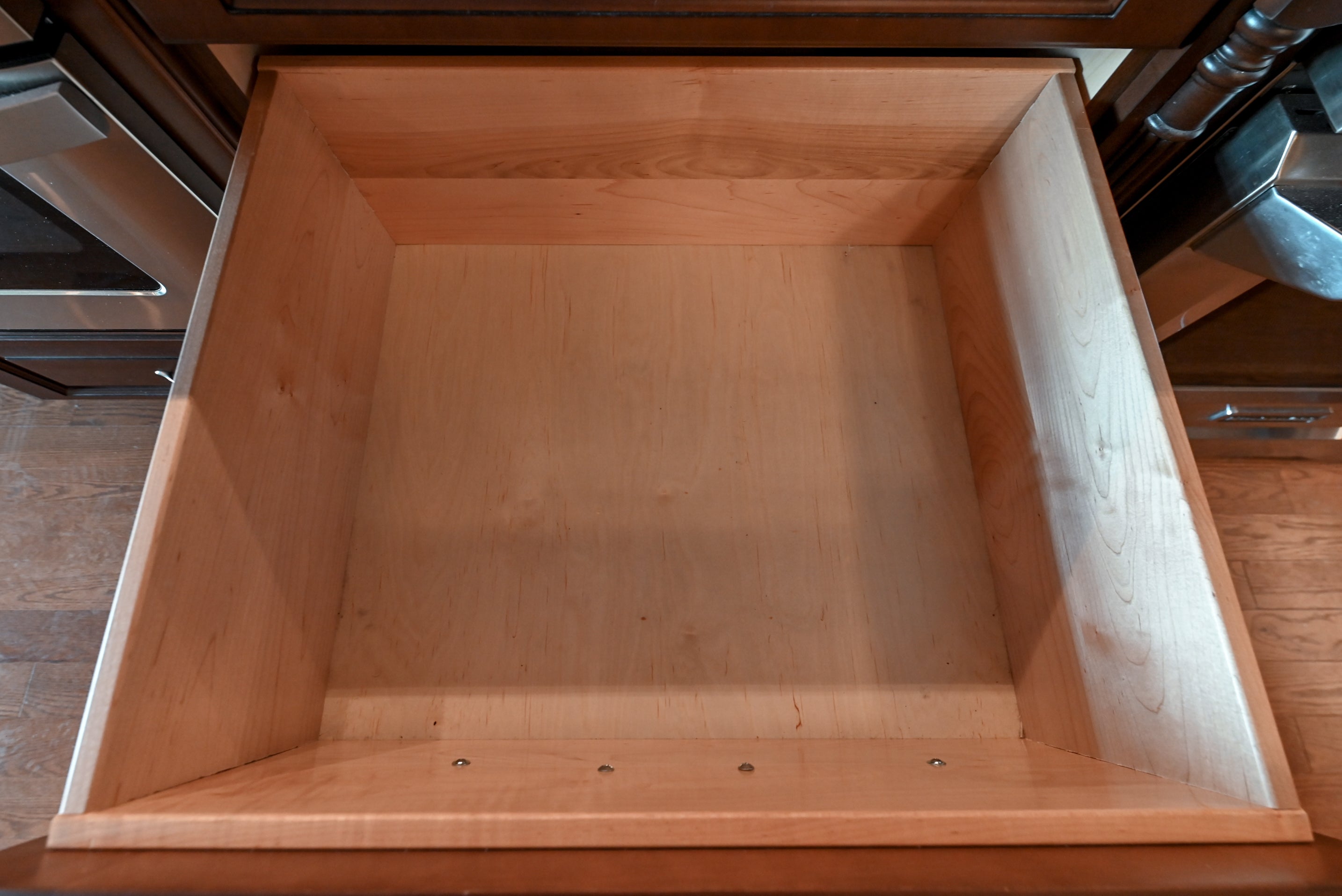 Chocolate European Coffee Traditional Pre-Owned Kitchen W/ Dry Bar