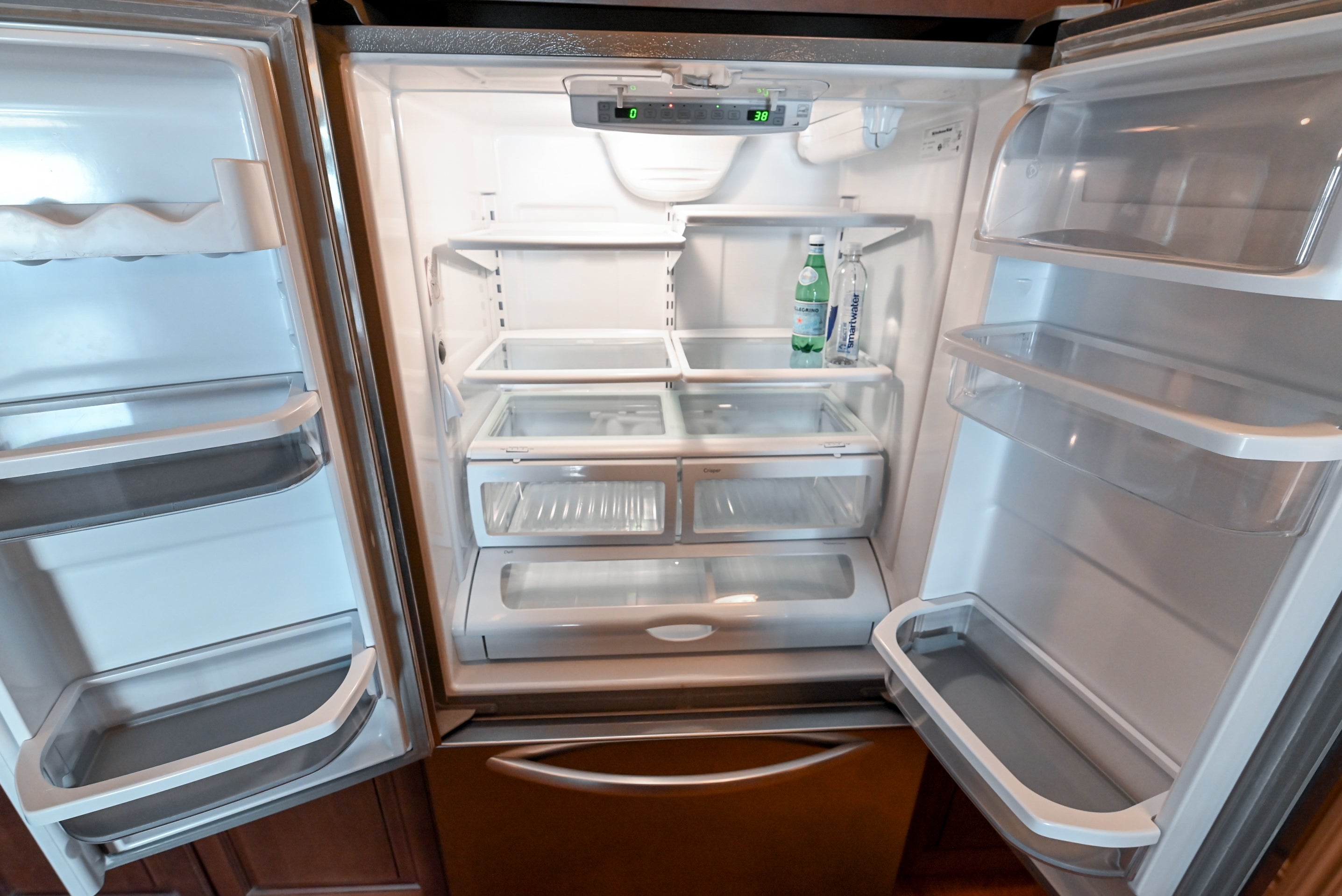 Chocolate European Coffee Traditional Pre-Owned Kitchen W/ Dry Bar