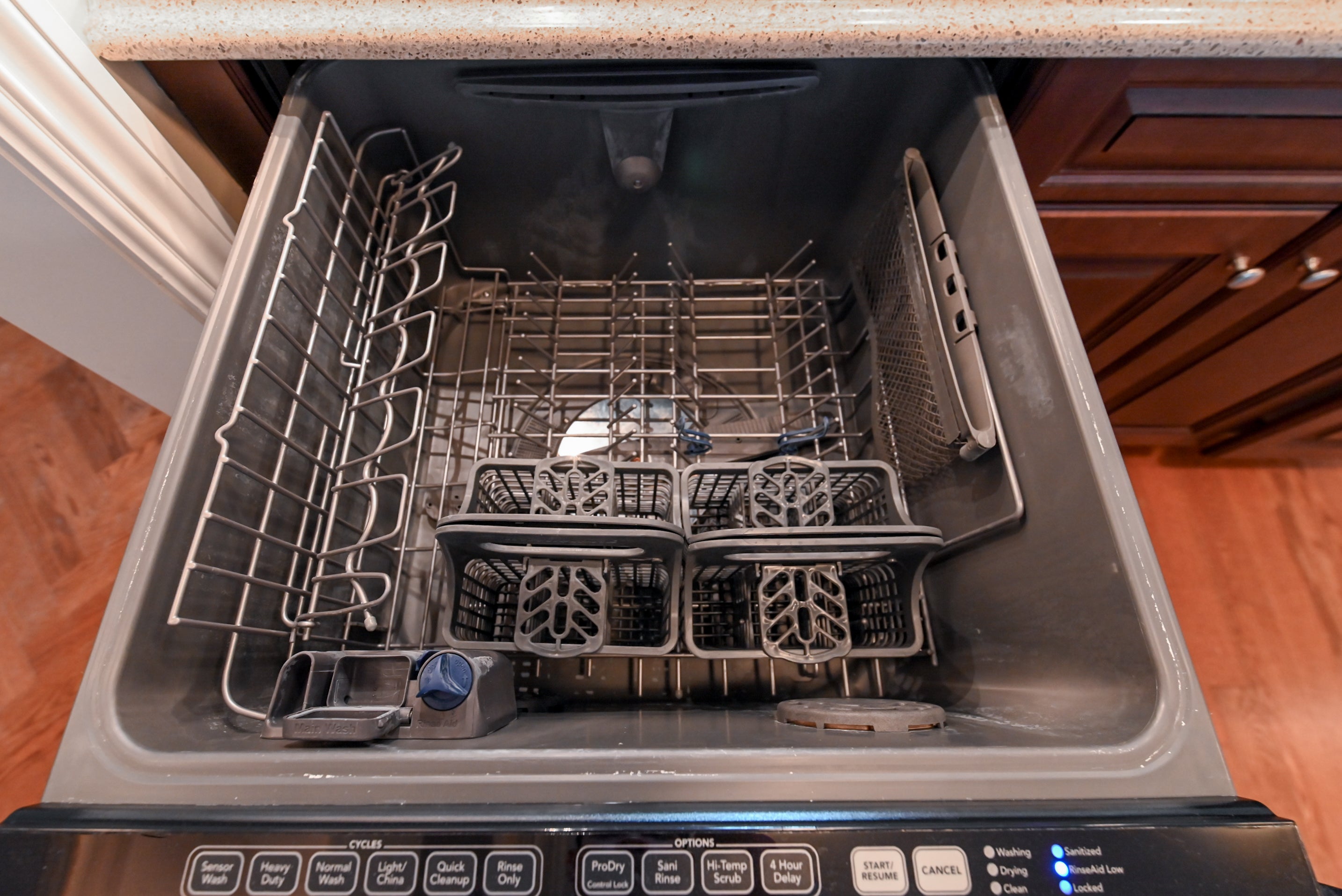 Chocolate European Coffee Traditional Pre-Owned Kitchen W/ Dry Bar