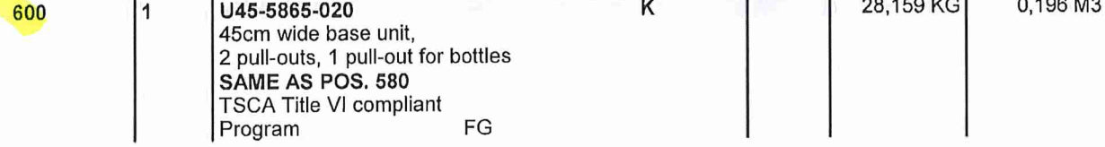 Poggenpohl Modern Natural Nut Tree Make-Up Floating Vanity with Tall Satin Glass Door Linen Storage