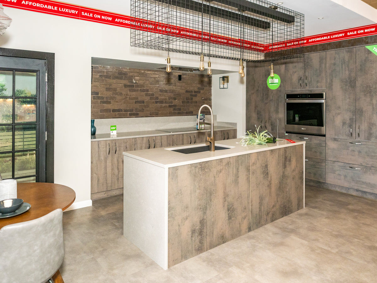 Wren Elements Oxidized Stone & Gray Oak Matte Modern Kitchen