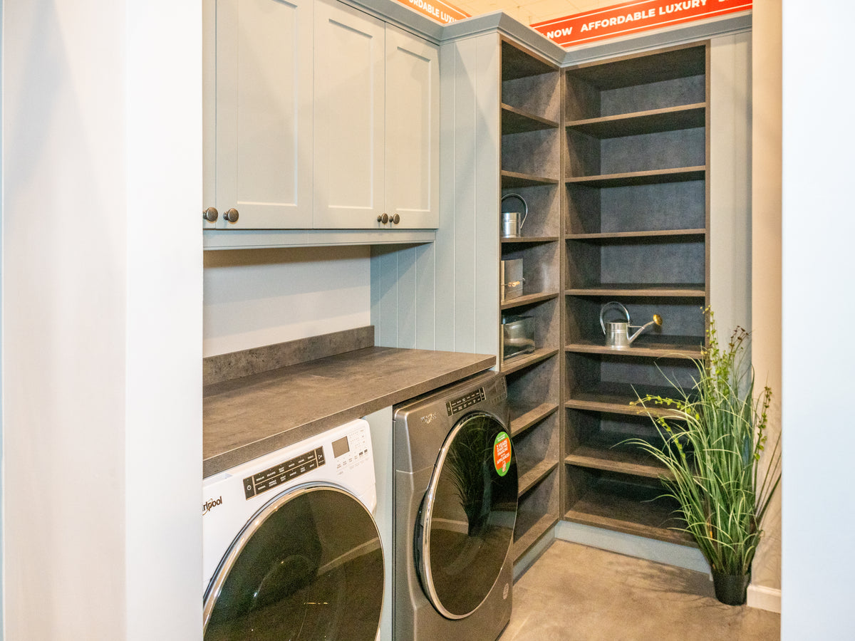 Wren Shaker Sage Green Matte Laundry Room