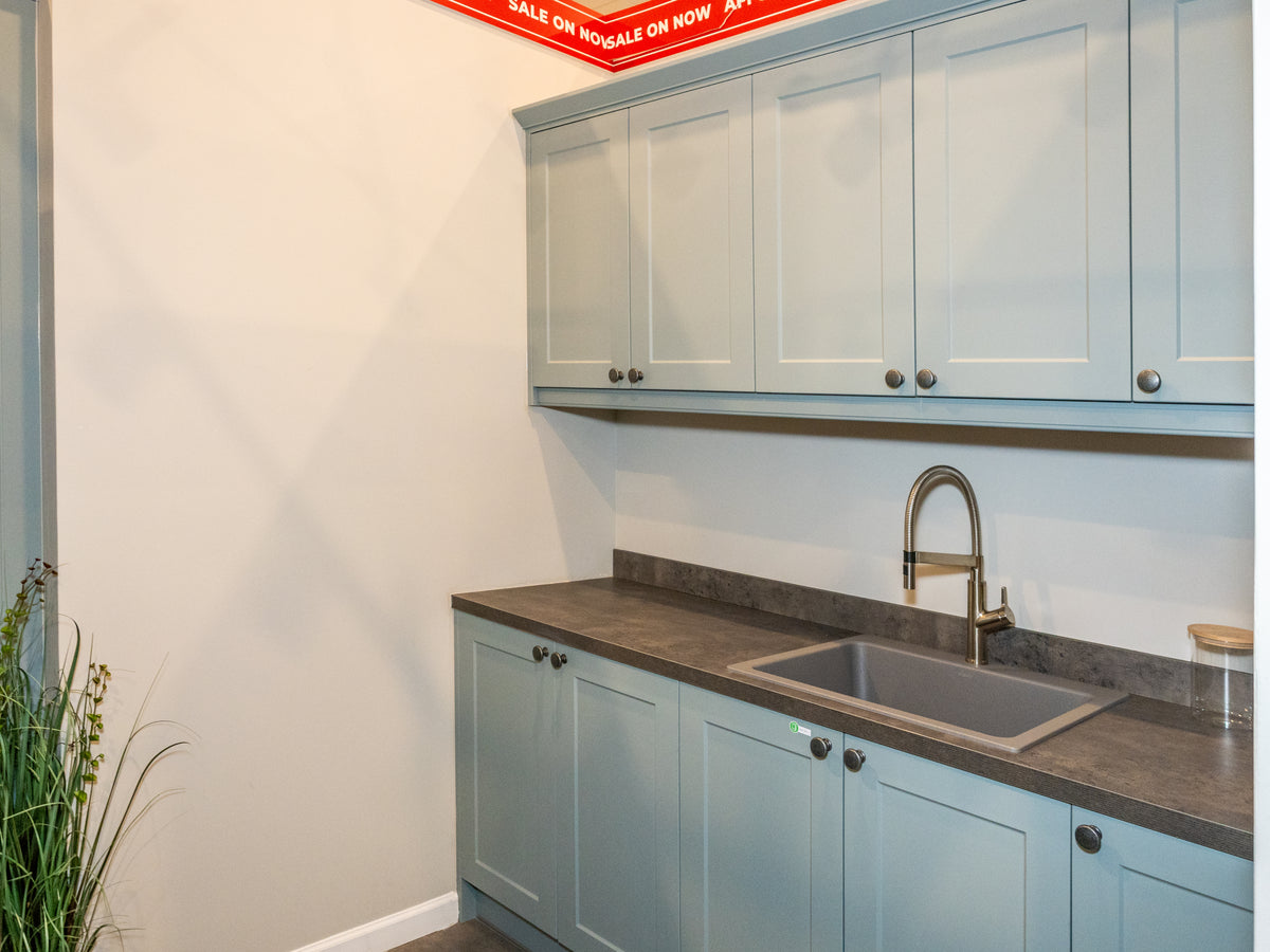 Wren Shaker Sage Green Matte Laundry Room