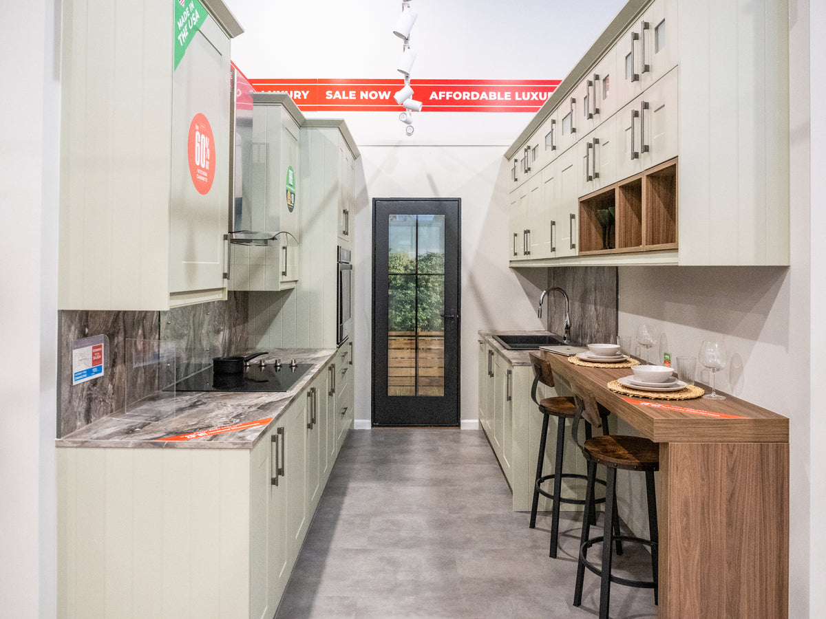 Wren Shaker Classic Sage Green Matte Kitchen
