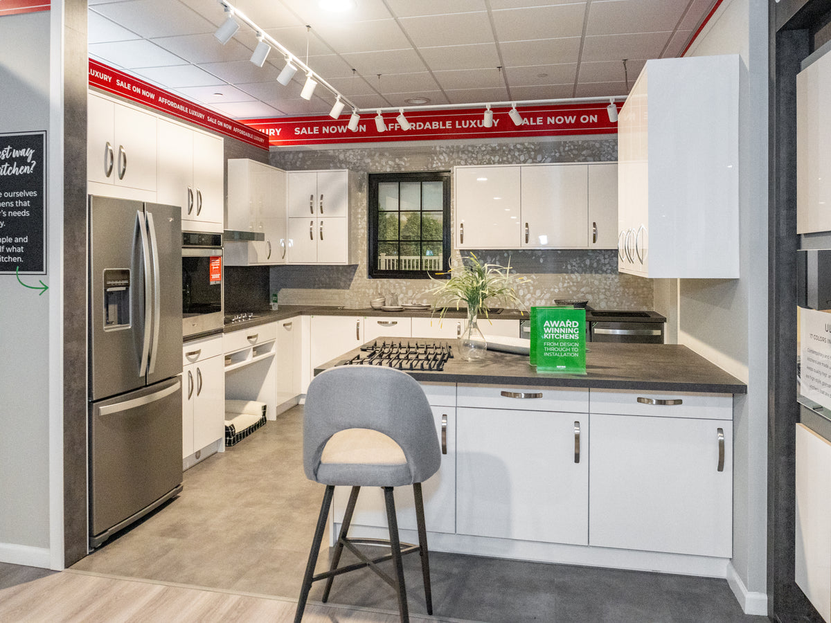 Wren White Gloss Kitchen with Appliances