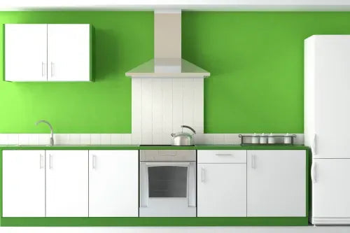 Luxury kitchen display with premium finishes