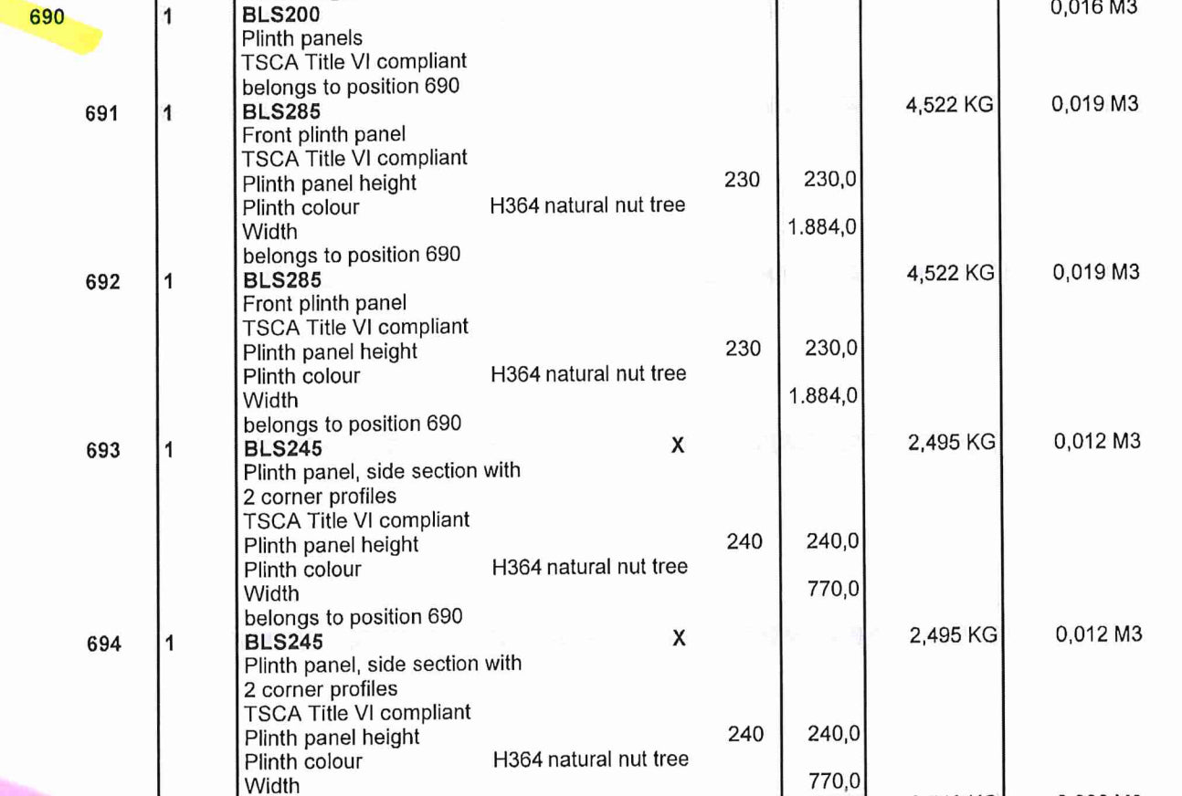 Poggenpohl Modern Natural Nut Tree Vanity - Cabinetry Only