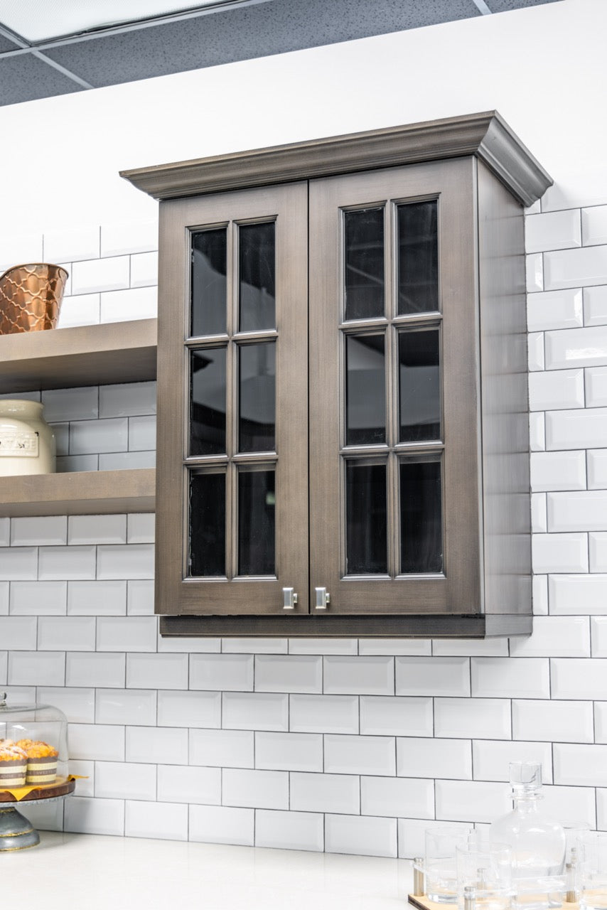 Kitchen Kraft Transitional Maple Kitchen with Monogram Appliances