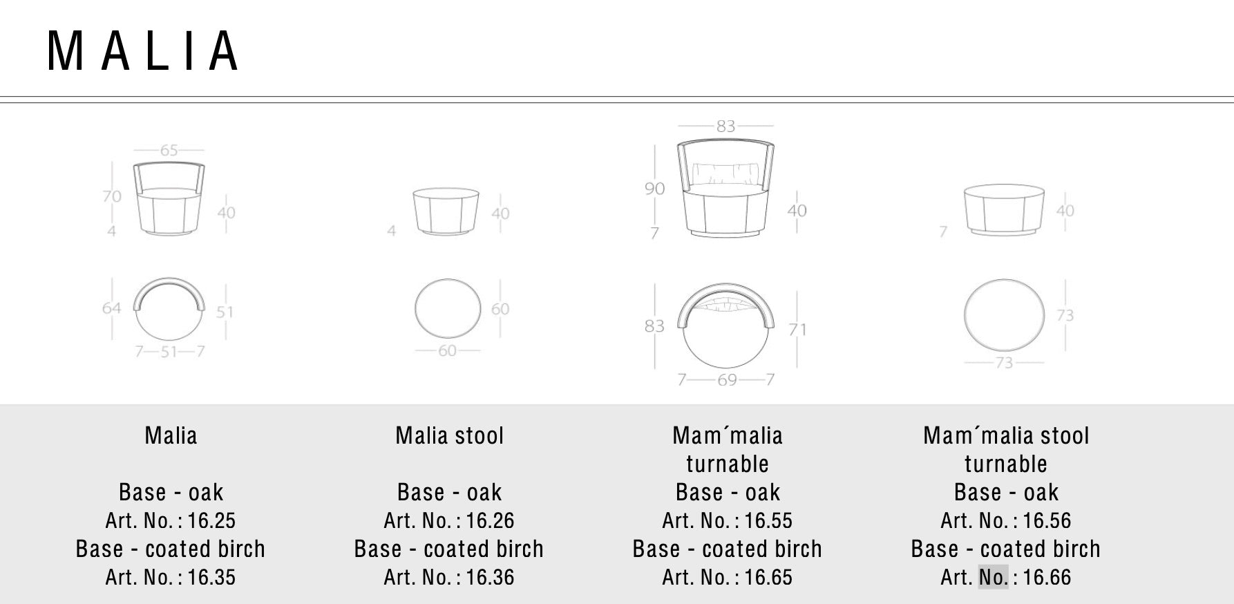 eggersmann Sophisticated Living Malia Blue Armchairs with Varnished Birchwood Base