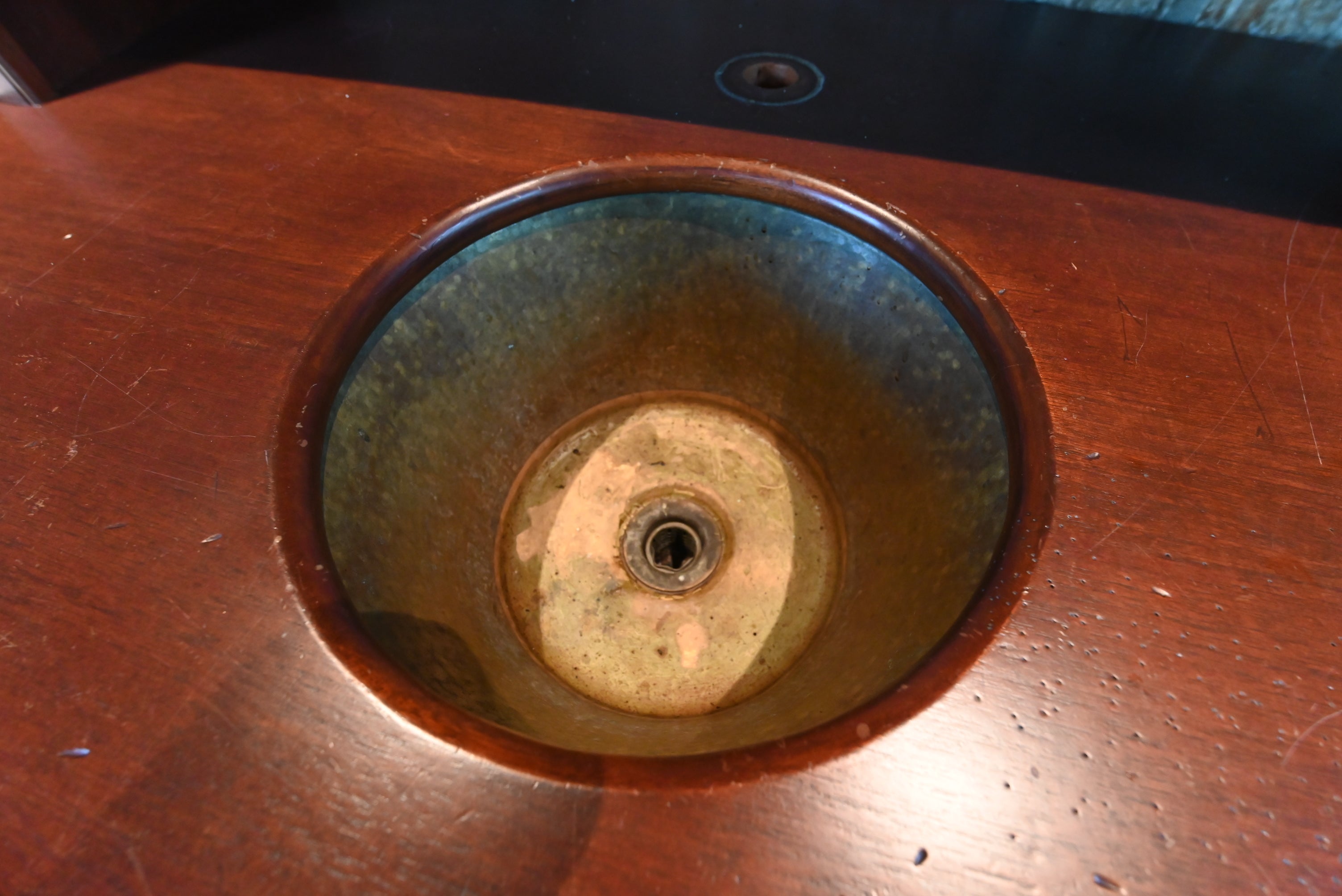 Traditional Wooden Wet Bar with Sink