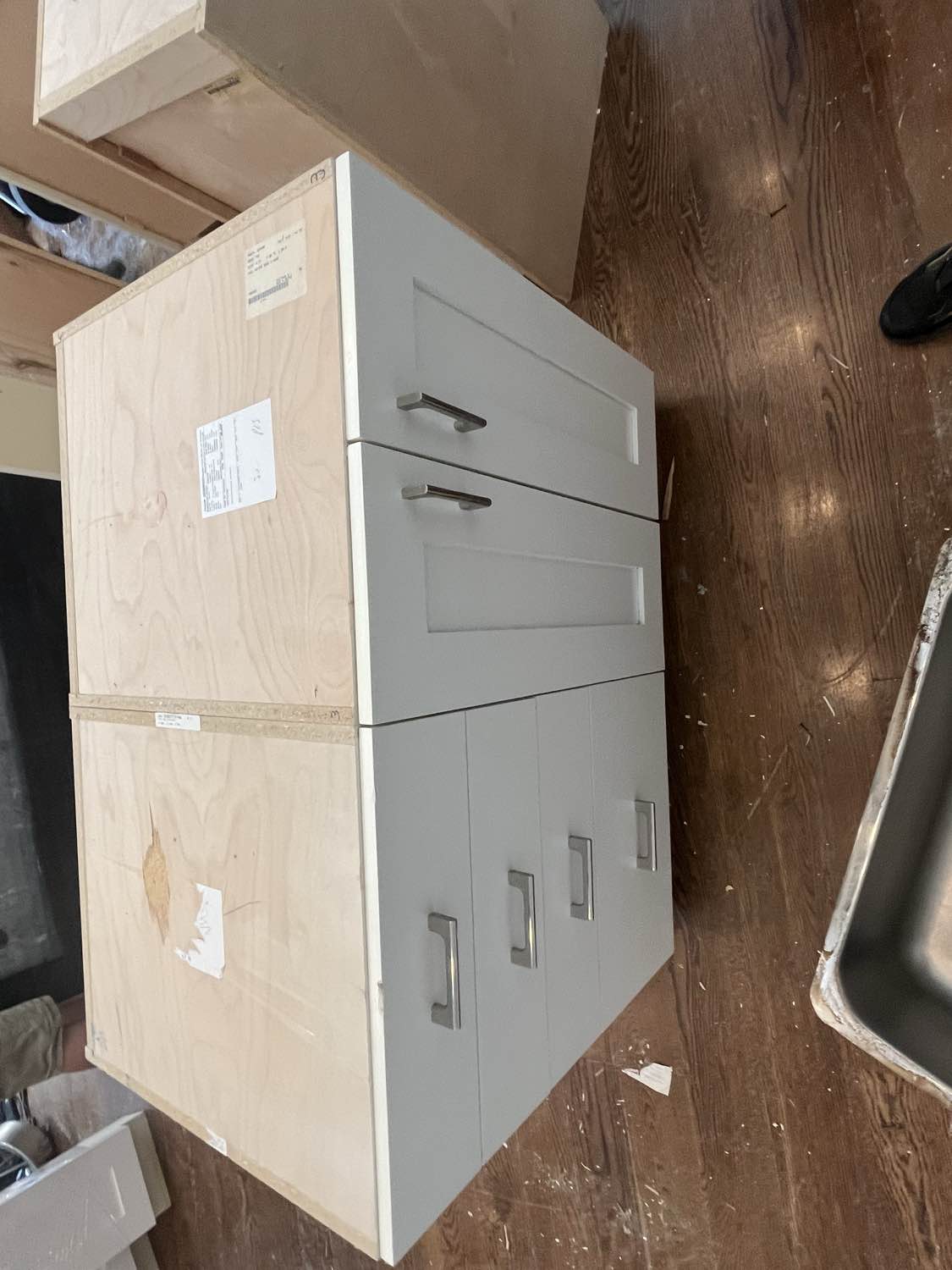 Rutt Transitional White Kitchen with Island, Wet Bar, Granite Countertops & Appliances