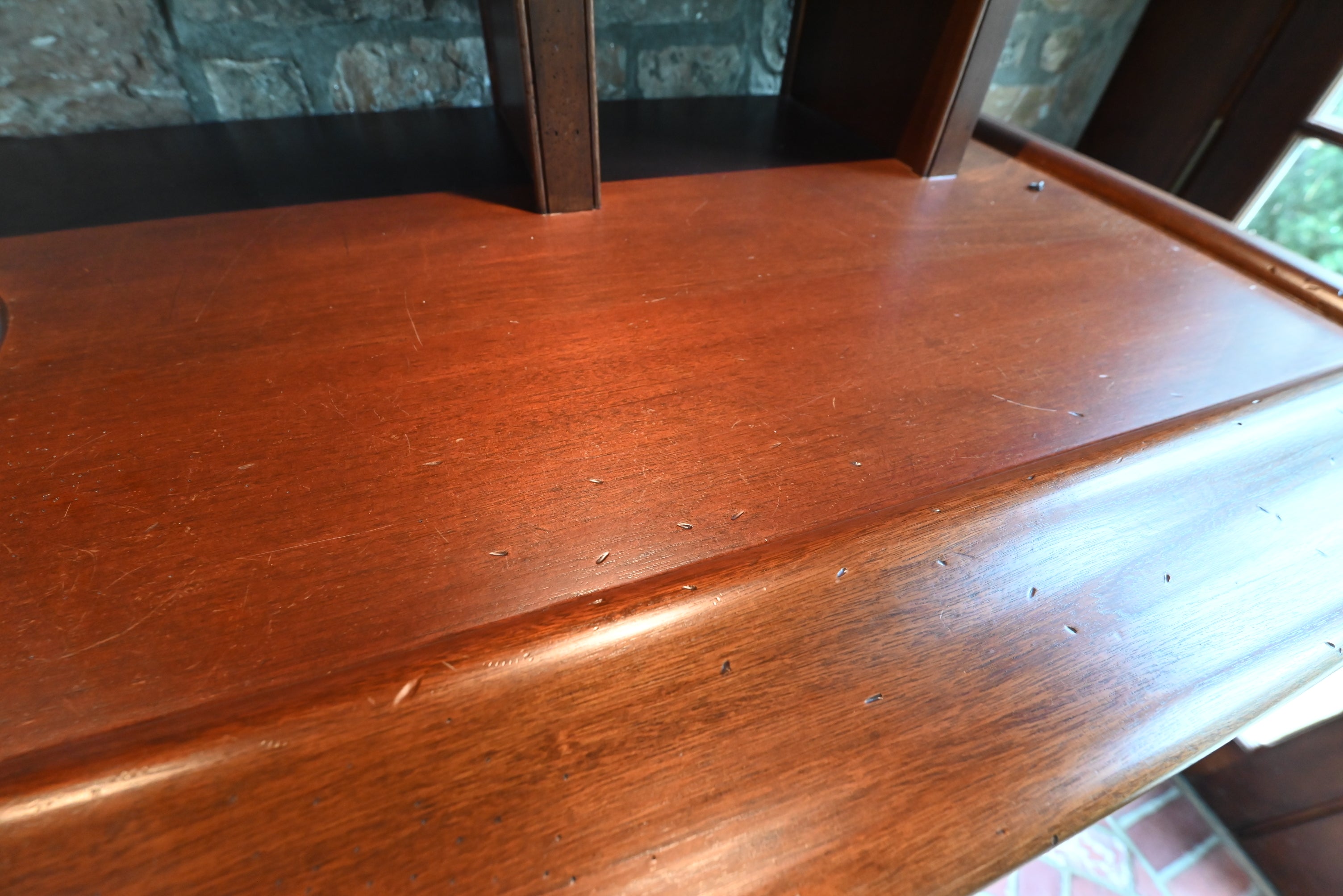 Traditional Wooden Wet Bar with Sink