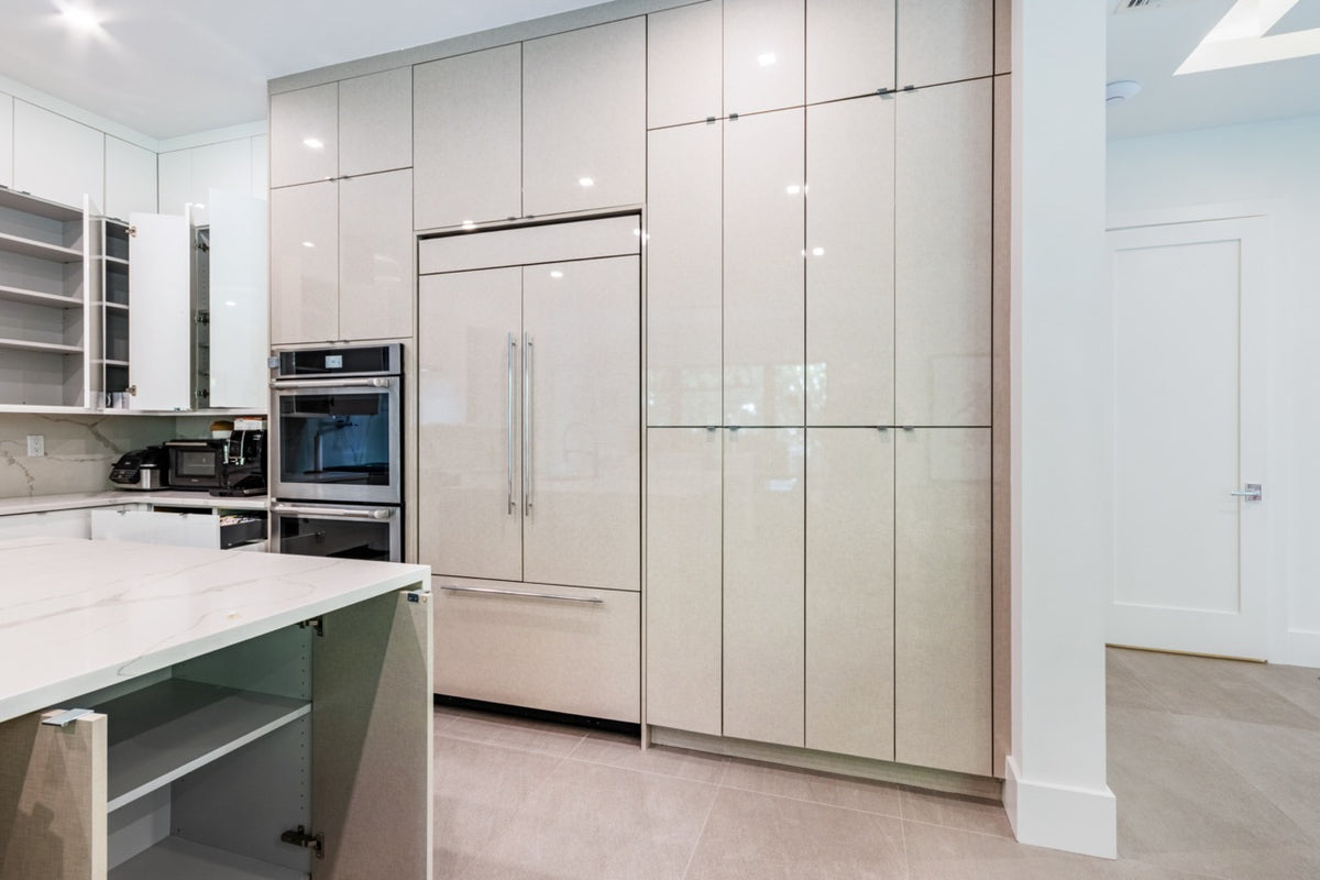 "The Ashworth" Modern Two-Tone Kitchen with JennAir Appliances