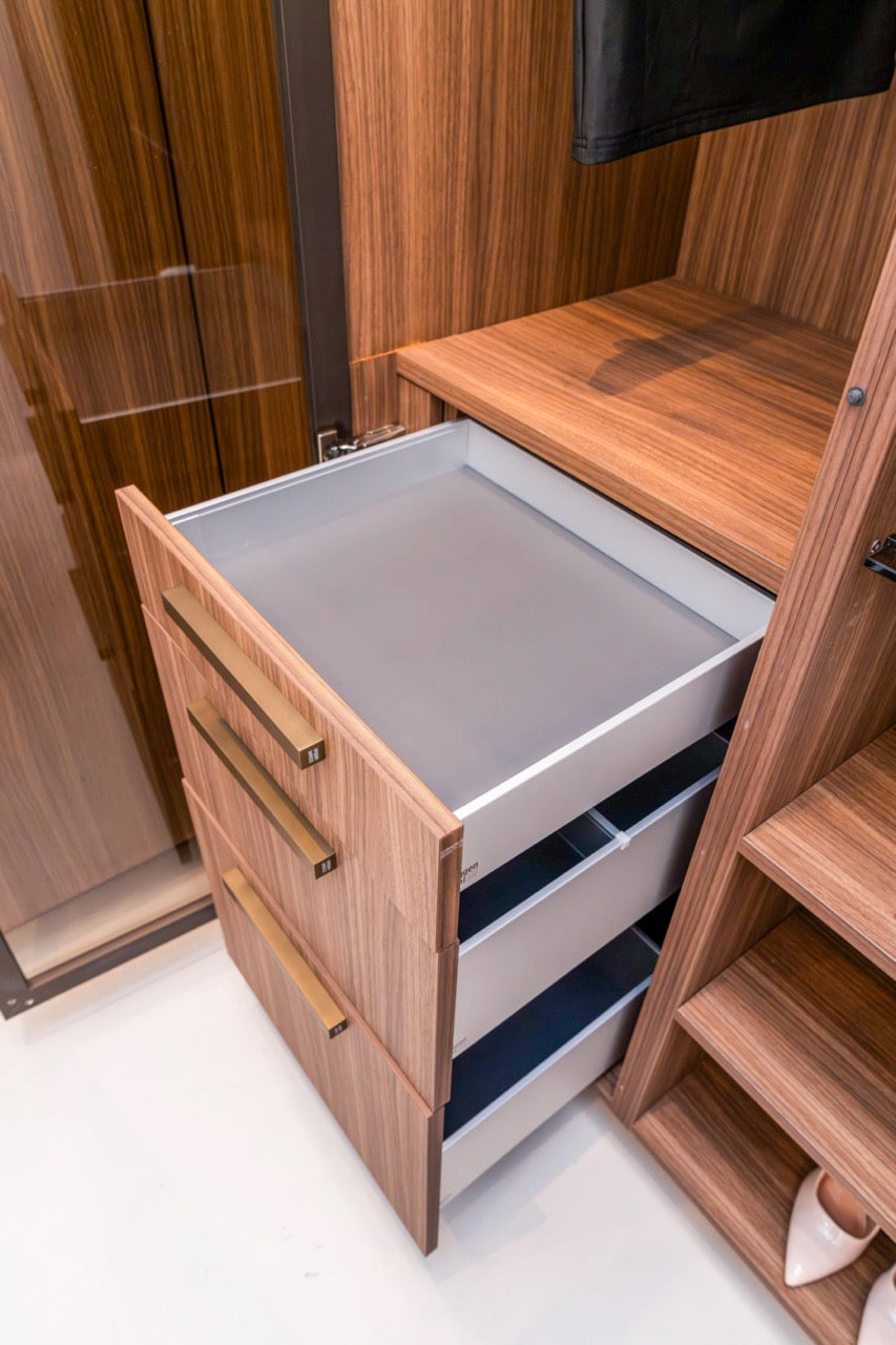 Poggenpohl Campania Mocca Closet Wardrobe System – Aurora Circ
