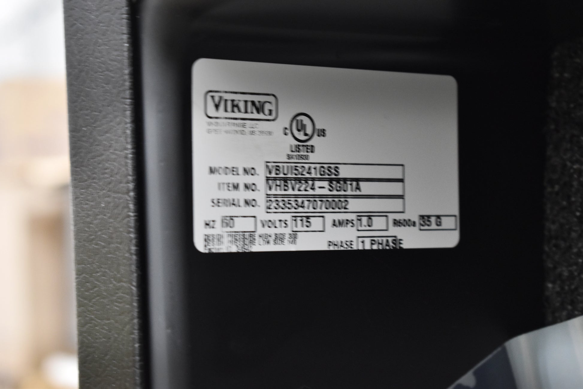 Viking 5 Series VBUI5241GSS 24" Stainless Steel and Glass Door Beverage Center