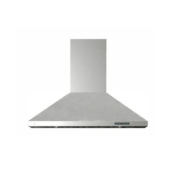 XO XOV36SC 36" Stainless Steel Wall Mount Chimney Range Hood