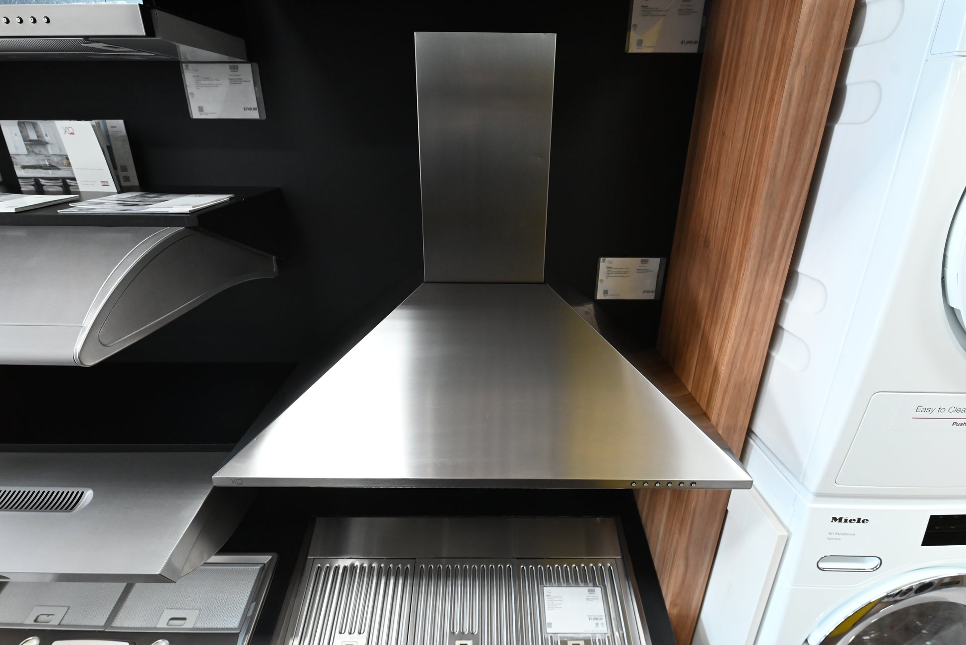 XO 36 inch stainless steel wall mount chimney range hood XOB36SC