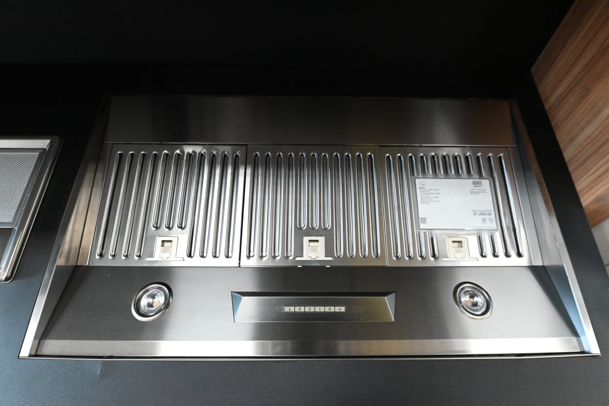 XO 36 inch stainless steel custom range hood insert and liner XOIL3619SC