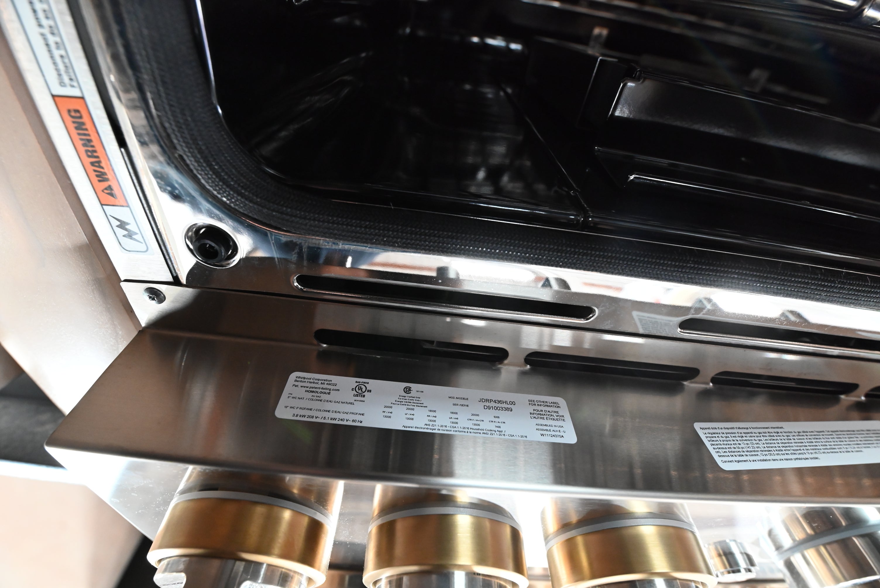 JennAir RISE™ 36" Professional Dual-Fuel Range — 6 Burners, Stainless Steel (JDRP536HL)
