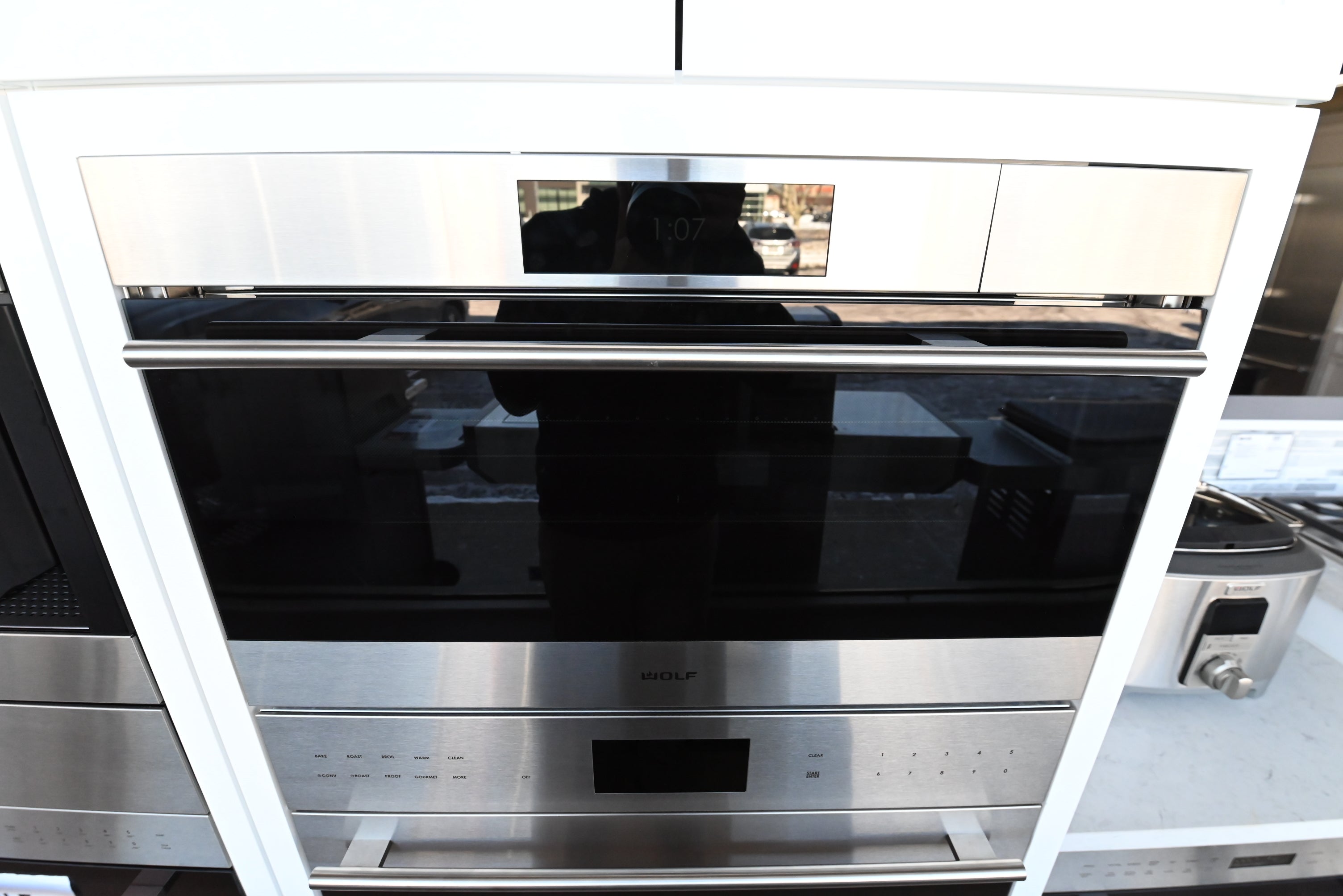 Luxury 30 inch built in combination steam convection oven with touch controls by Wolf