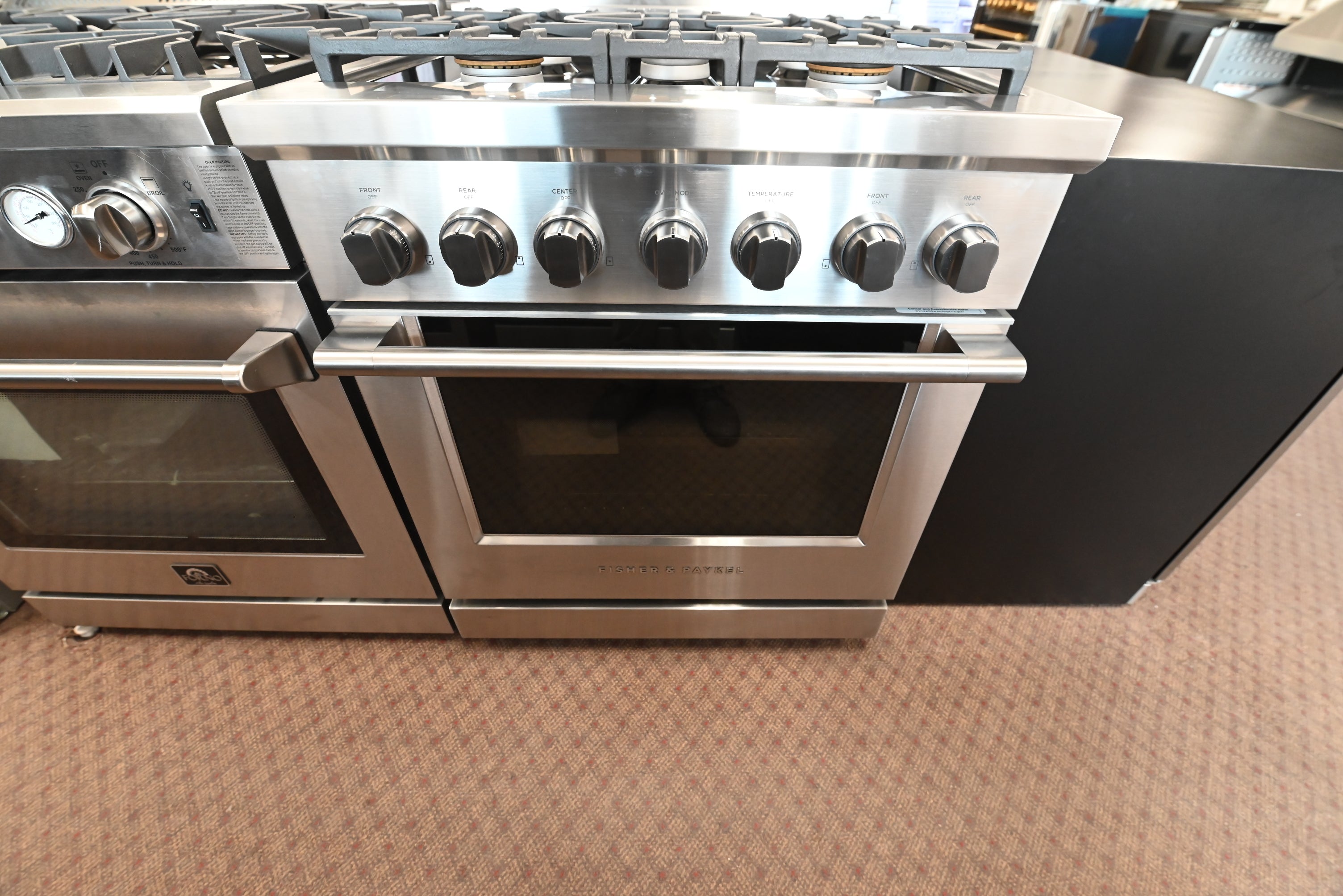 Fisher & Paykel Series 7 30 inch professional gas range RGV3305N in stainless steel