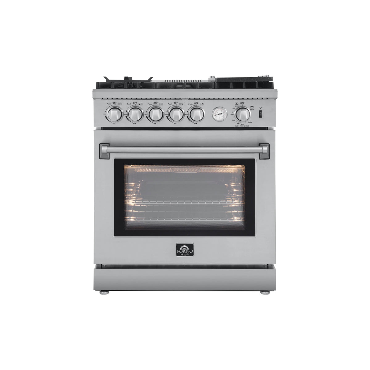 Forno FFSGS627530 30" Stainless Steel Gas Range
