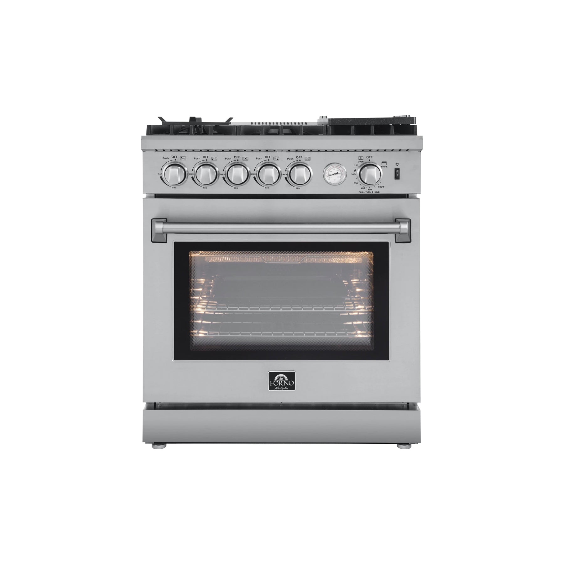 Forno FFSGS627530 30" Stainless Steel Gas Range