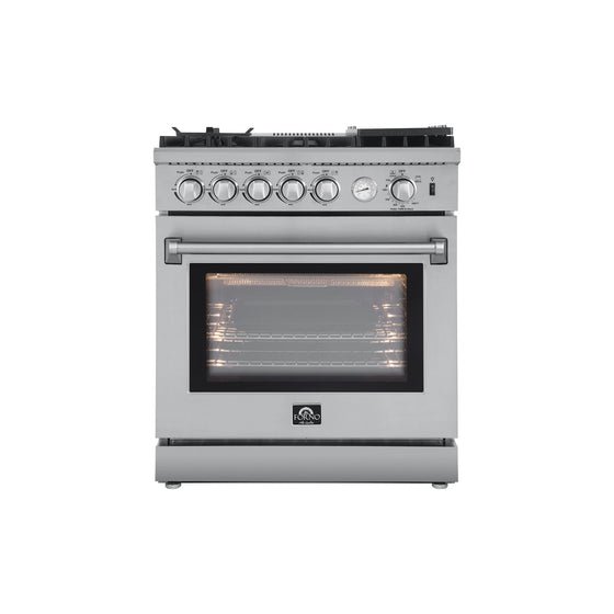 Forno FFSGS627530 30" Stainless Steel Gas Range