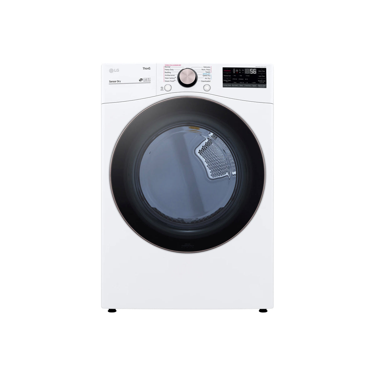 LG DLGX4001W 27" White Gas Smart Dryer