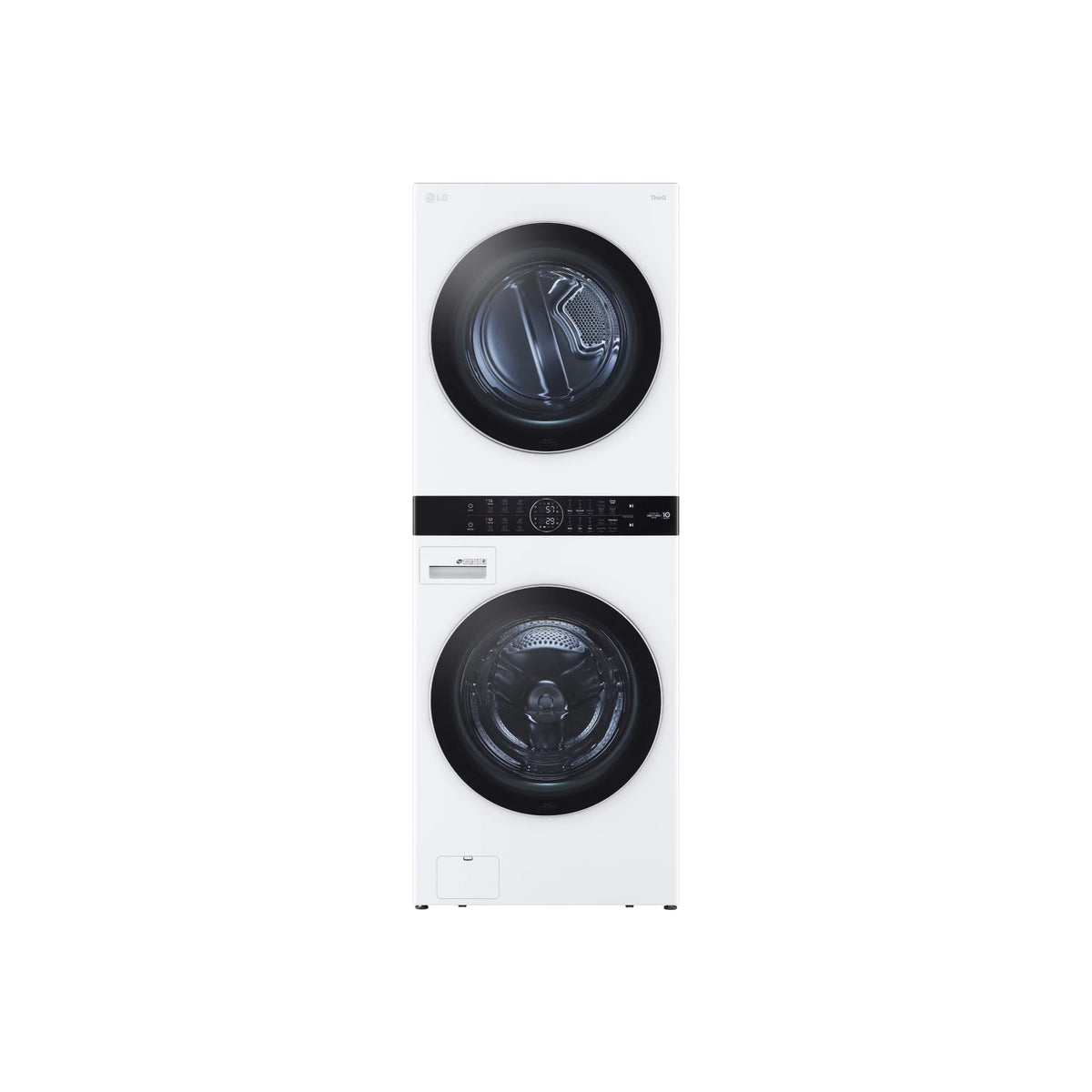 LG WKGX201HWA 27" White Single Unit Front Load WashTower