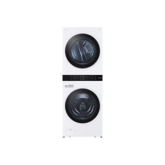 LG WKGX201HWA 27" White Single Unit Front Load WashTower