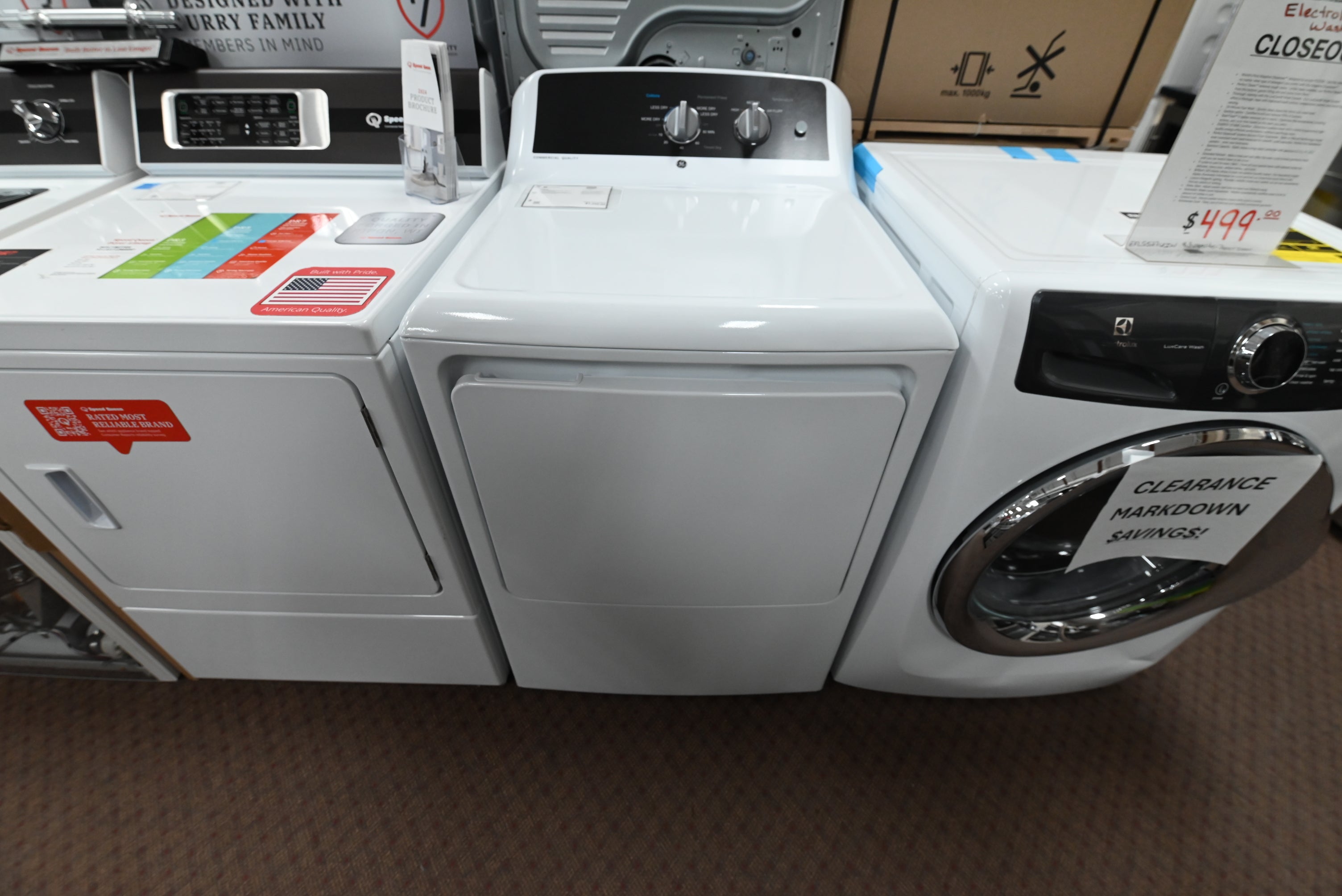 GE 6.2 cu. ft. White Gas Dryer GTX52GASPWB – Aurora Circ